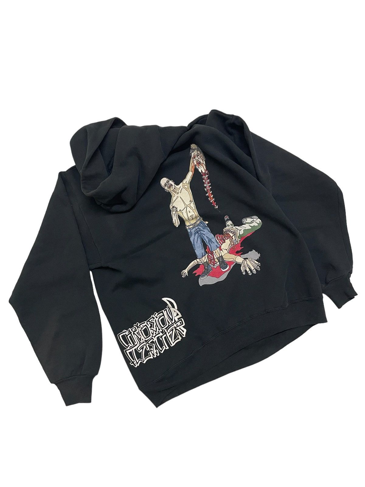 Vintage Vintage 90s Cristians Fletcher Sweatshirt Hoodie Size US L / EU 52-54 / 3 - 3 Thumbnail