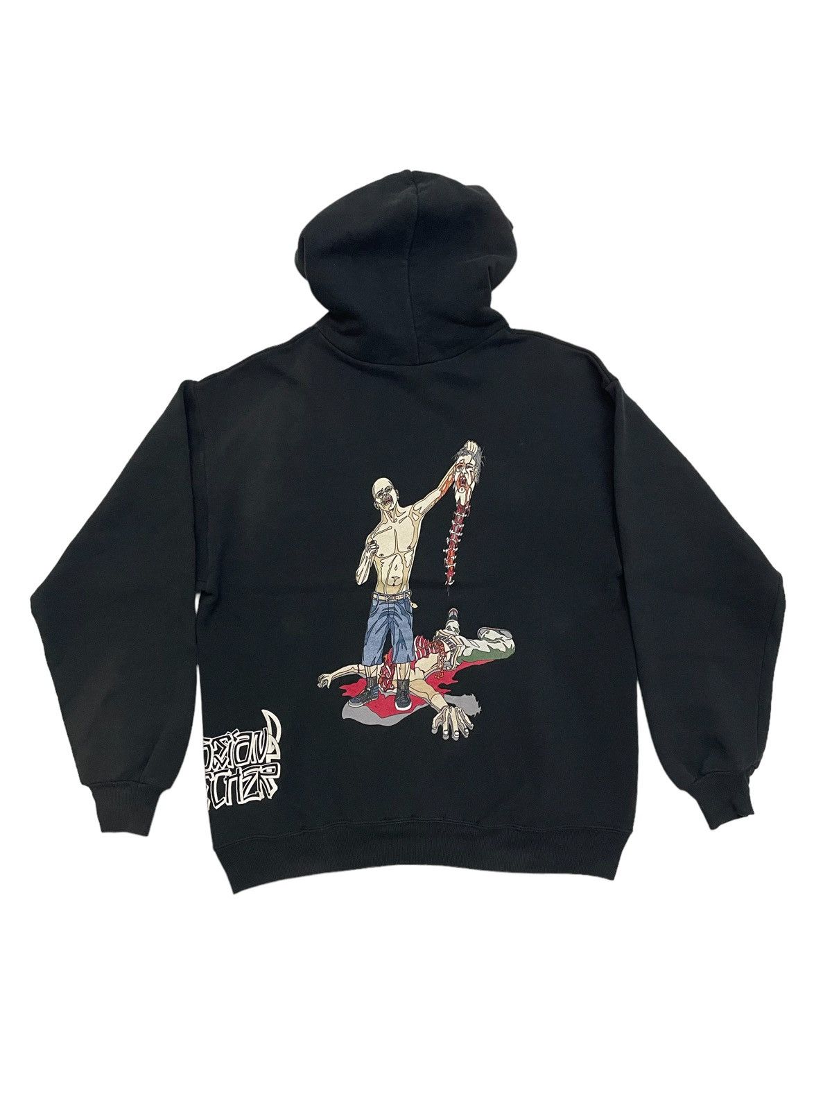 Vintage Vintage 90s Cristians Fletcher Sweatshirt Hoodie Size US L / EU 52-54 / 3 - 1 Thumbnail