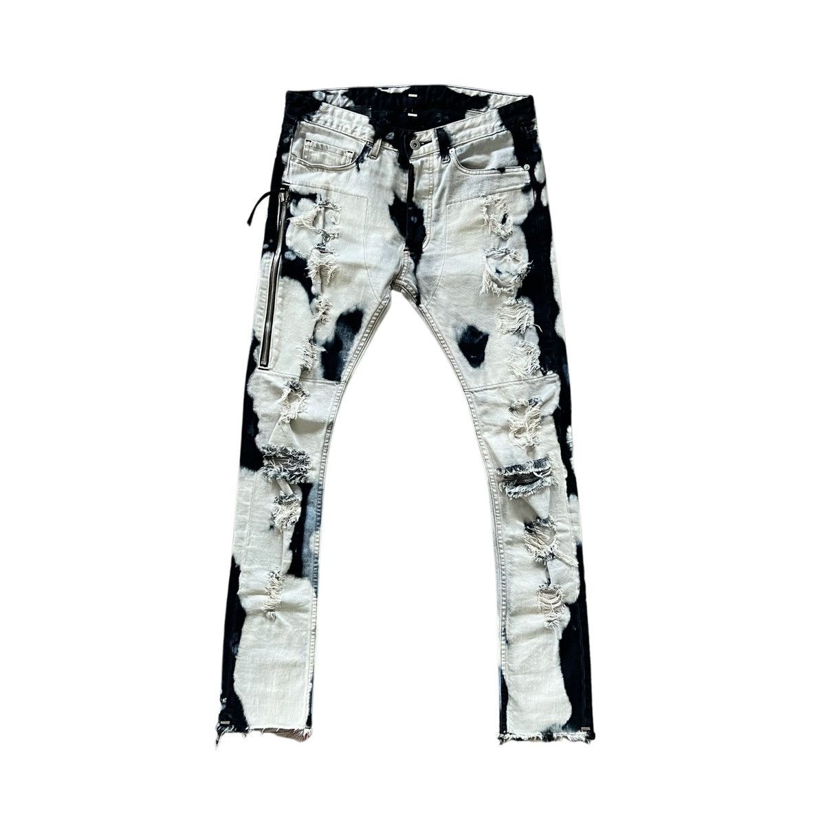 image of Mr Completely Distressed & Bleached Skinny Jeans, Men's (Size 29)