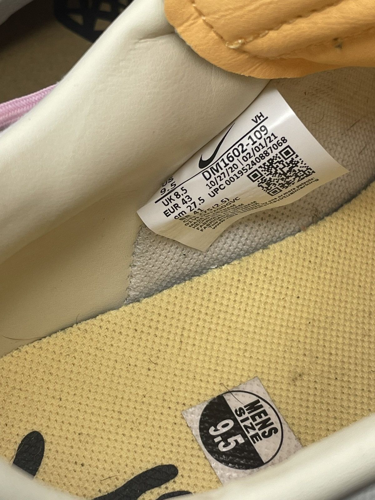 Nike × Off-White Off White Nike Dunk Low Lot 09 of 50 retro og Size US 9.5 / EU 42-43 - 6 Thumbnail