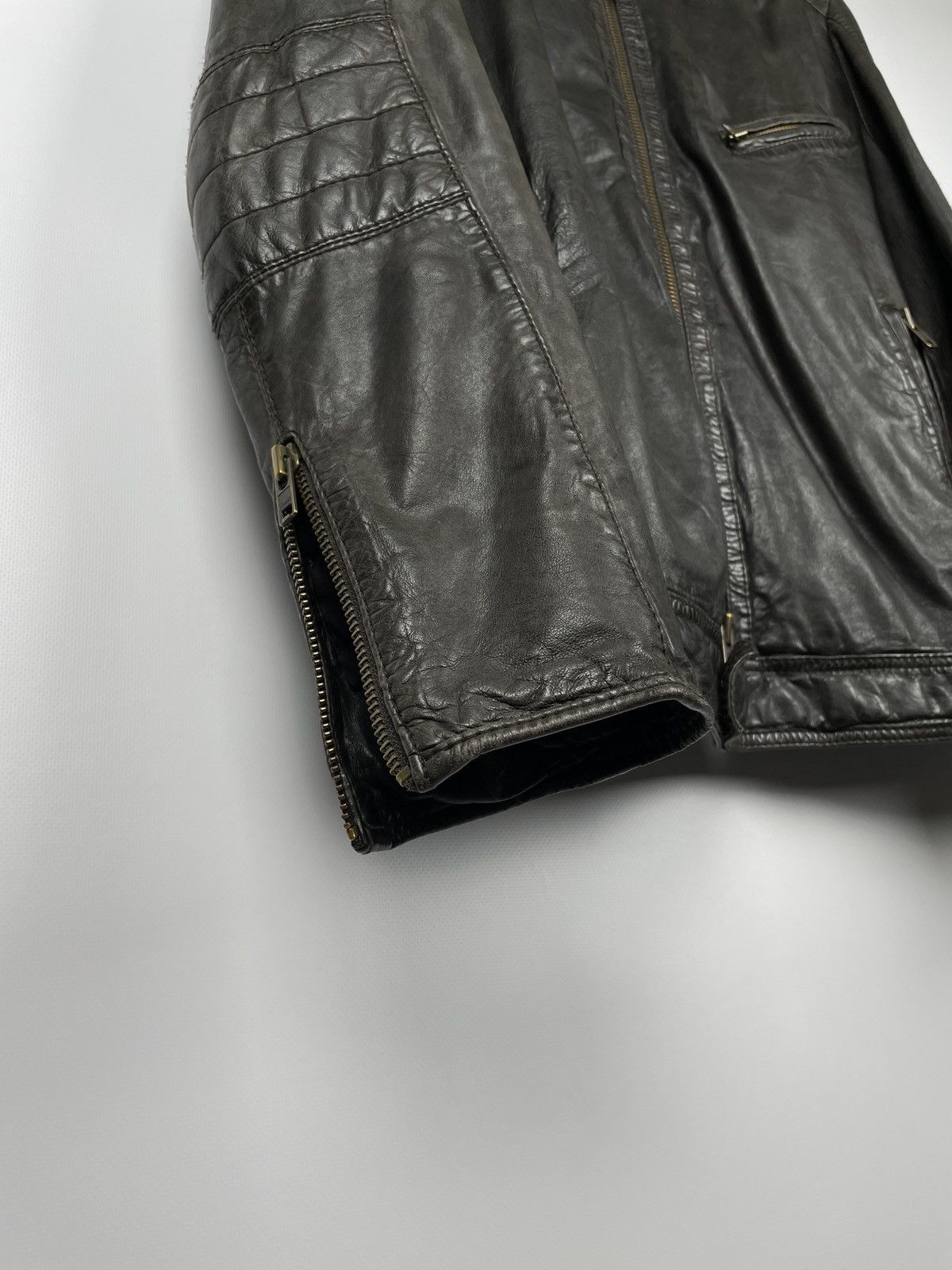 DRYKORN Drykorn For Beautiful People Leather Biker Jacket Size US L / EU 52-54 / 3 - 9 Thumbnail