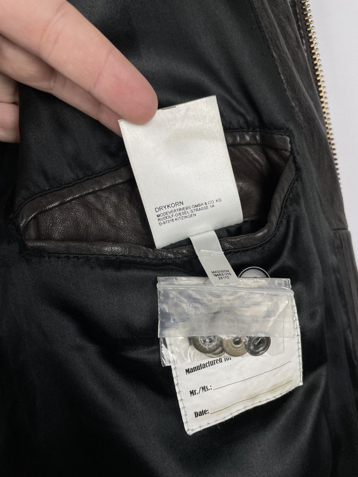 DRYKORN Drykorn For Beautiful People Leather Biker Jacket Size US L / EU 52-54 / 3 - 16 Thumbnail