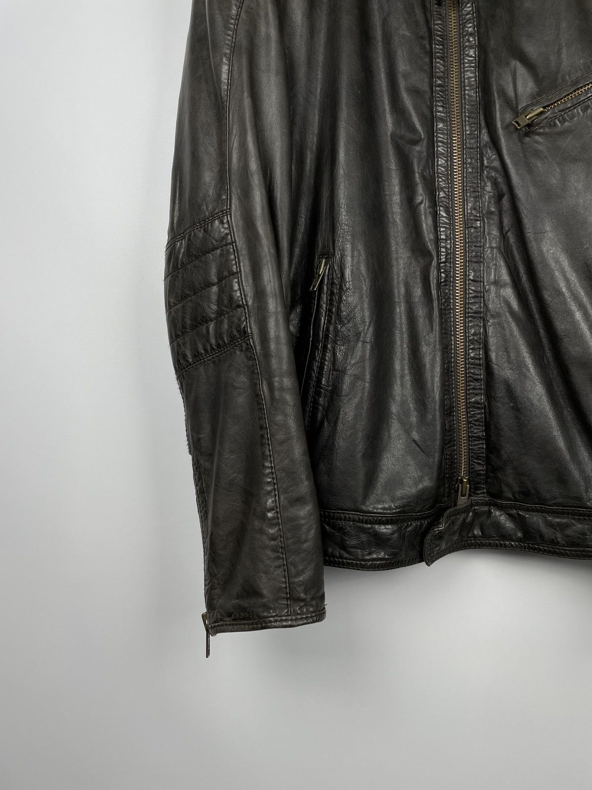 DRYKORN Drykorn For Beautiful People Leather Biker Jacket Size US L / EU 52-54 / 3 - 7 Thumbnail
