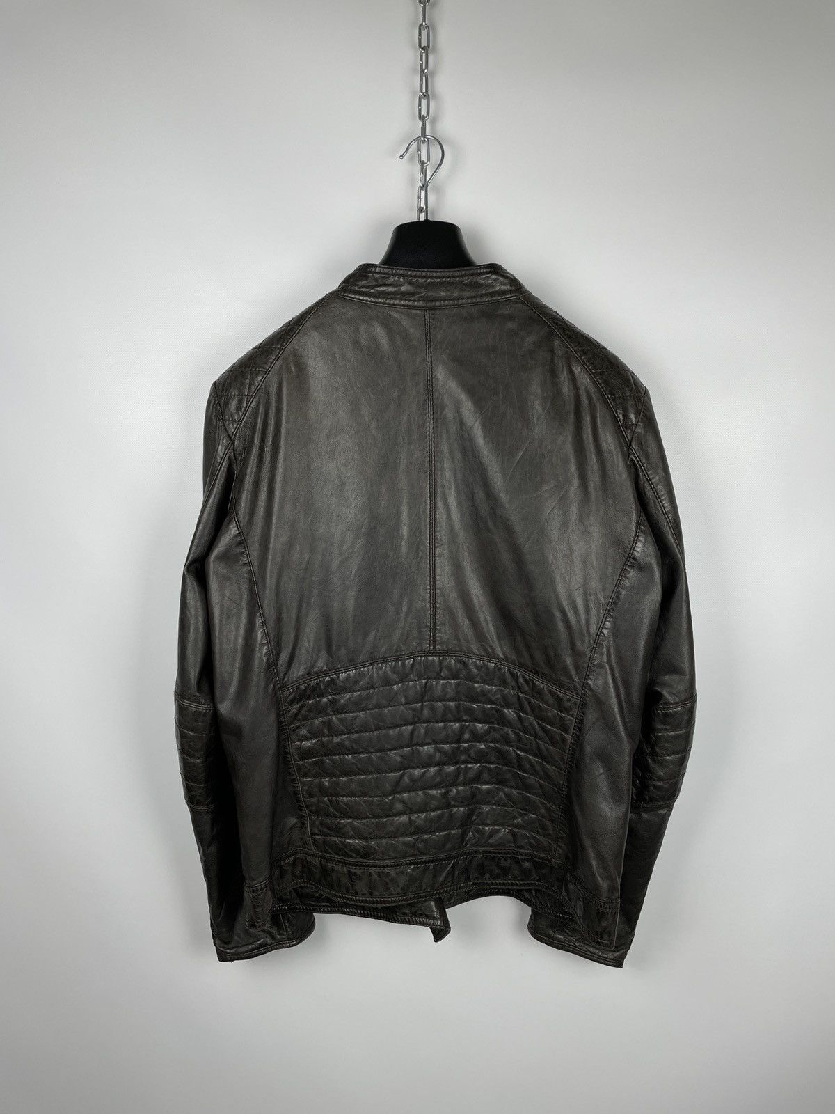 DRYKORN Drykorn For Beautiful People Leather Biker Jacket Size US L / EU 52-54 / 3 - 12 Thumbnail