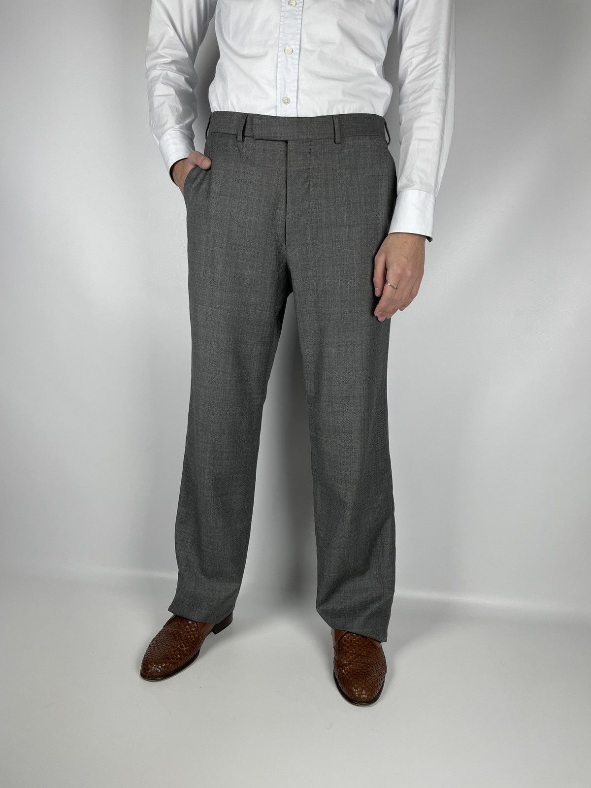 Richard James × Savile Row Richard James One Button Wool Suit Size 40R - 5 Thumbnail