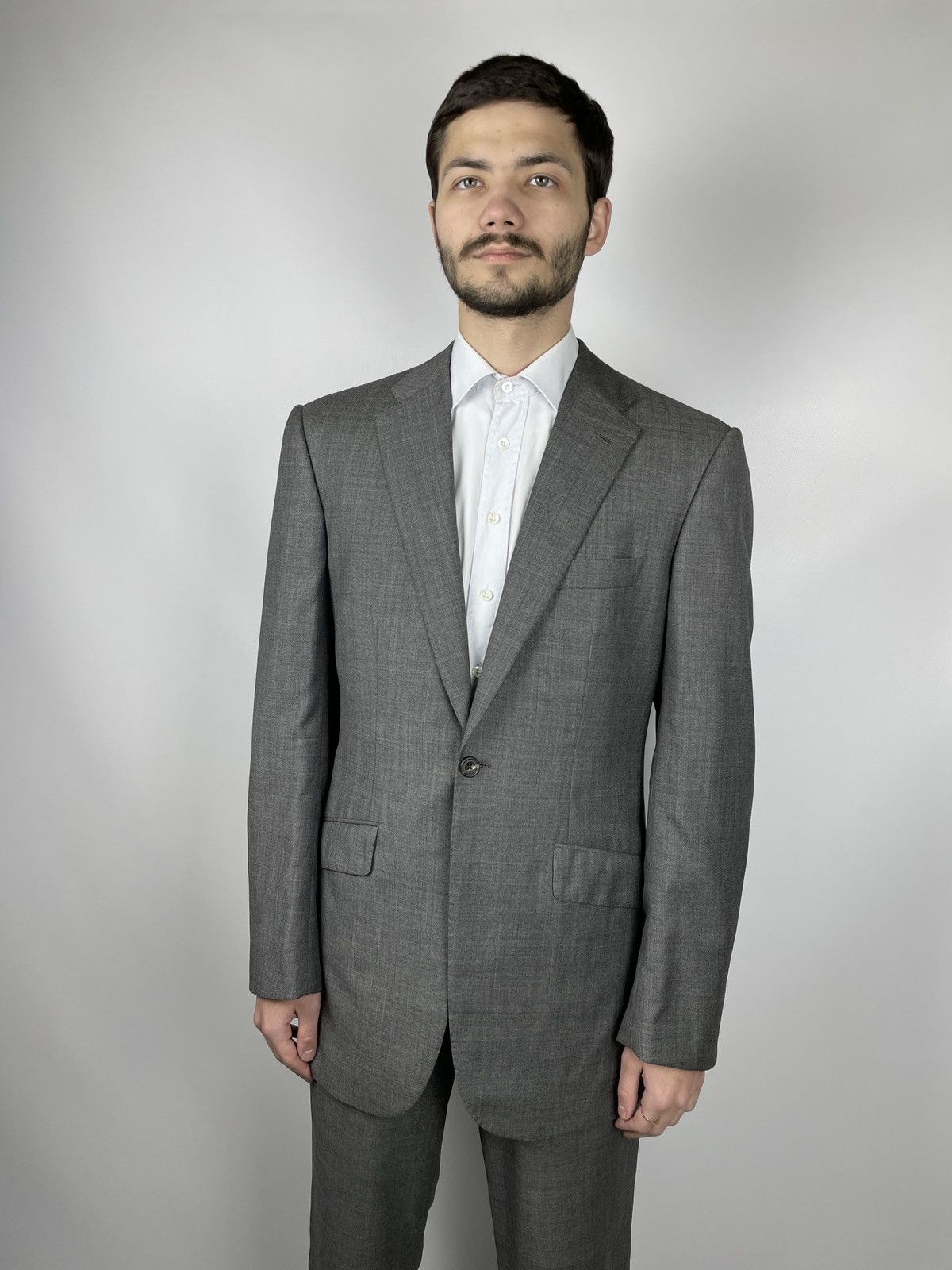 Richard James × Savile Row Richard James One Button Wool Suit Size 40R - 2 Thumbnail
