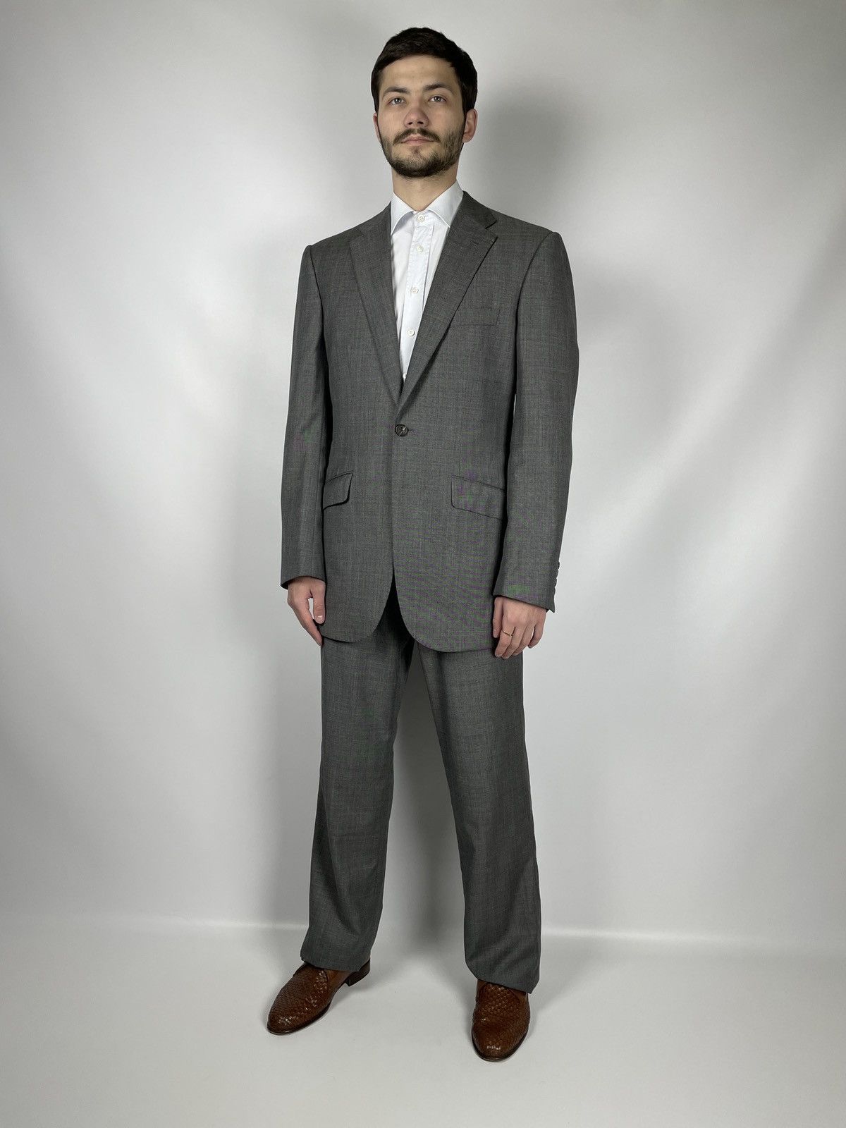 Richard James × Savile Row Richard James One Button Wool Suit Size 40R - 1 Thumbnail