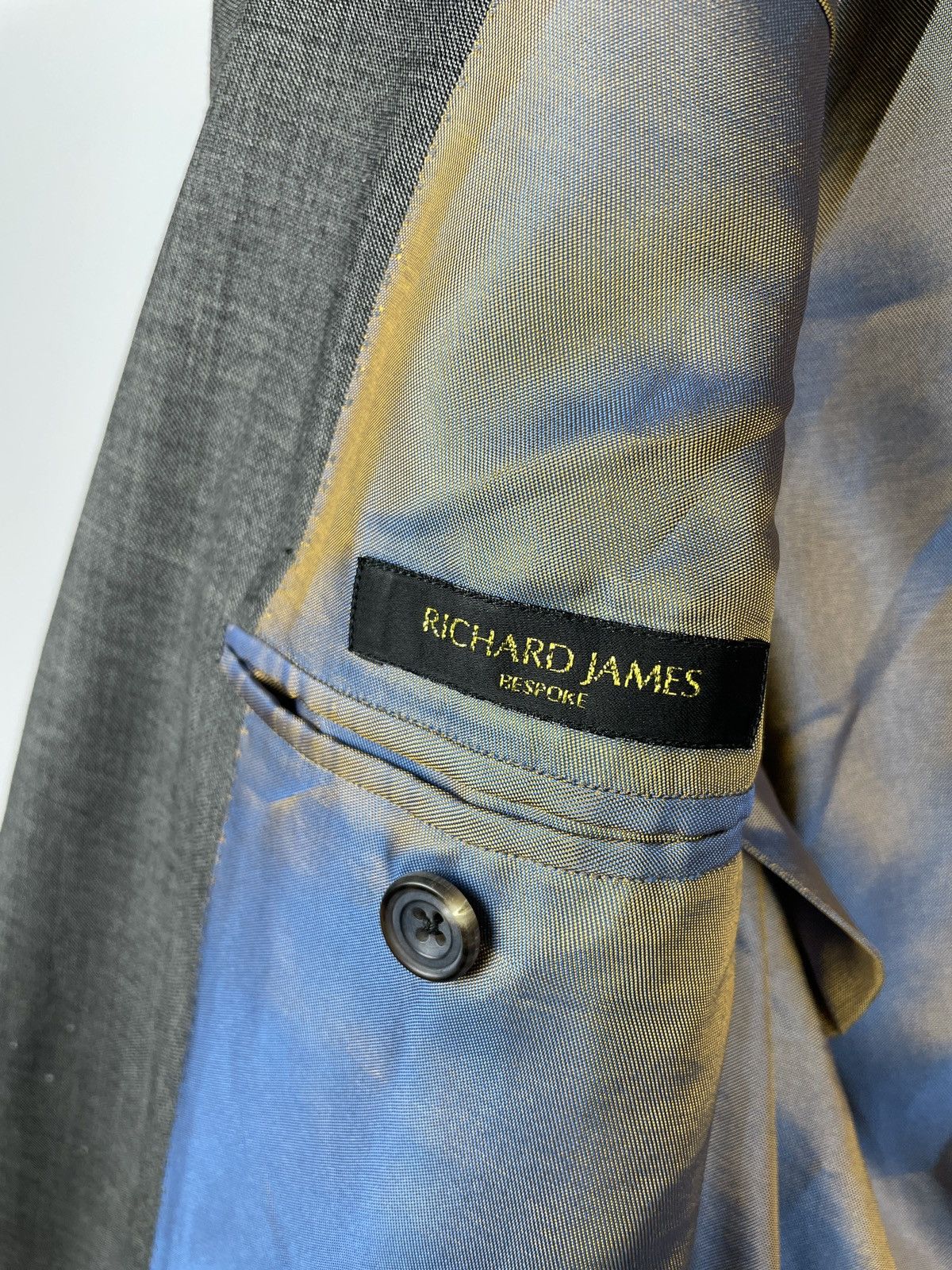 Richard James × Savile Row Richard James One Button Wool Suit Size 40R - 13 Thumbnail