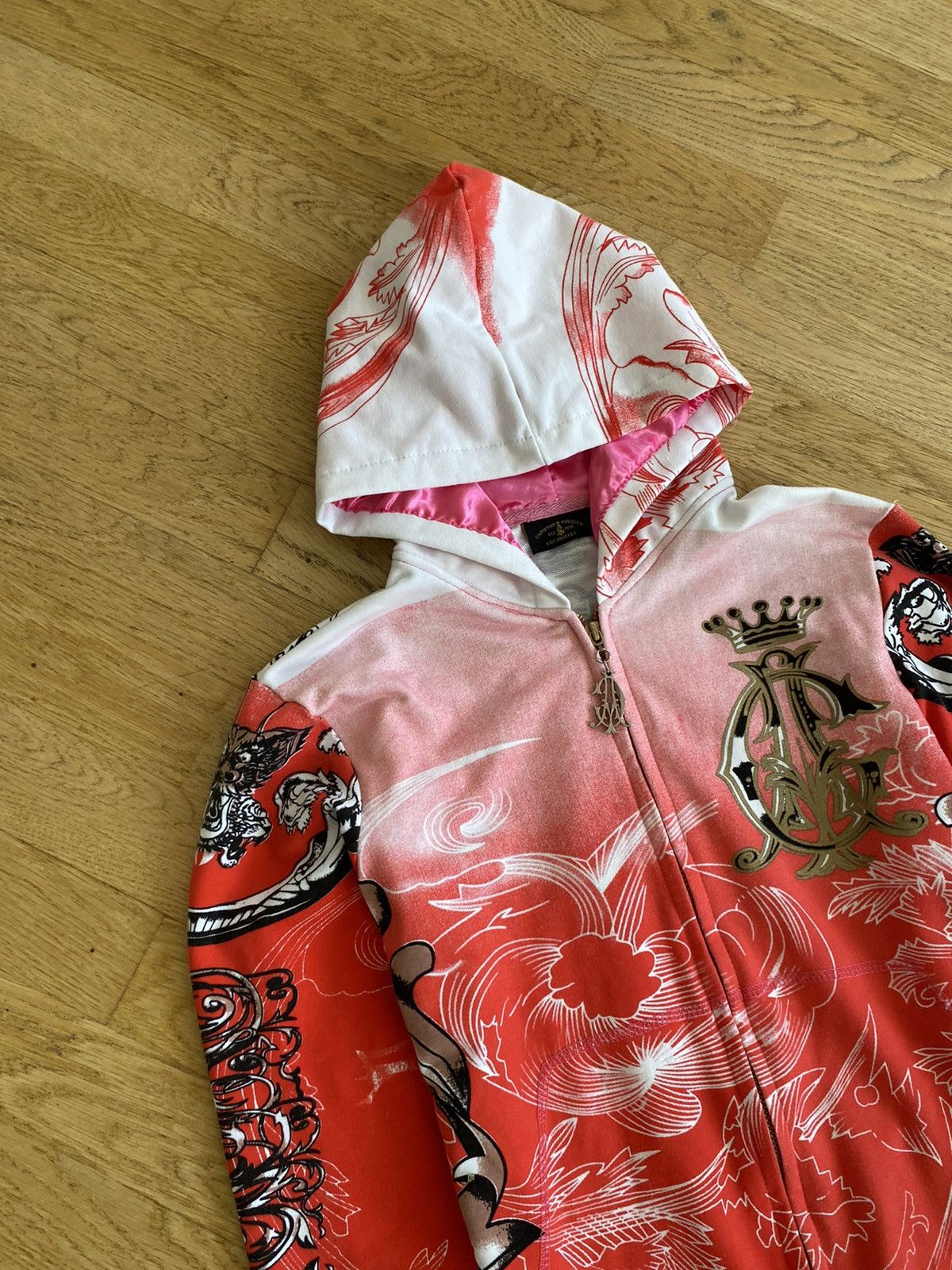 Christian Audigier × Ed Hardy 🇺🇦Streetwear🇺🇦 Ed Hardy X Christian Audigier Hoodie Size S / US 4 / IT 40 - 2 Thumbnail