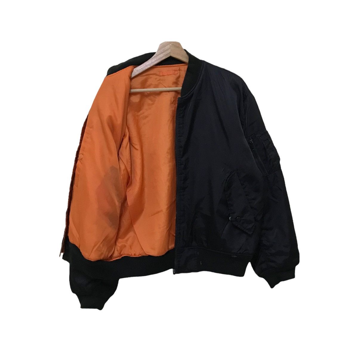 Vintage Vintage Military US Air Force Ma1 Flight Jacket Size US L / EU 52-54 / 3 - 1 Thumbnail