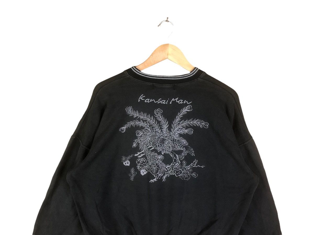 Japanese Brand × Kansai Yamamoto Japanese Brand Kansai Man Big Logo Japan Style V-Neck Size US XL / EU 56 / 4 - 2 Thumbnail