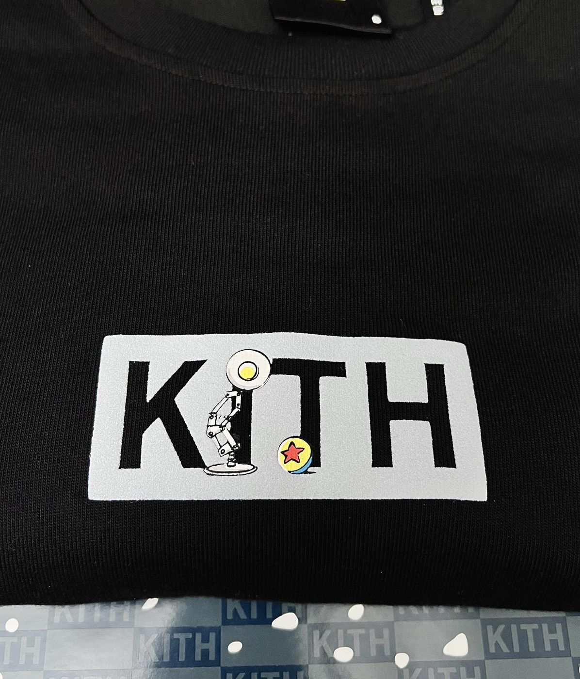 Kith & Disney Fleurs Box Logo Tee Black-