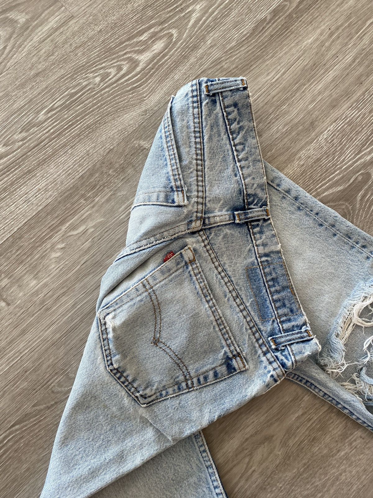 Levi's Vintage Levi 501 Distresses Denim Jeans 29x29 Size US 29 - 7 Thumbnail