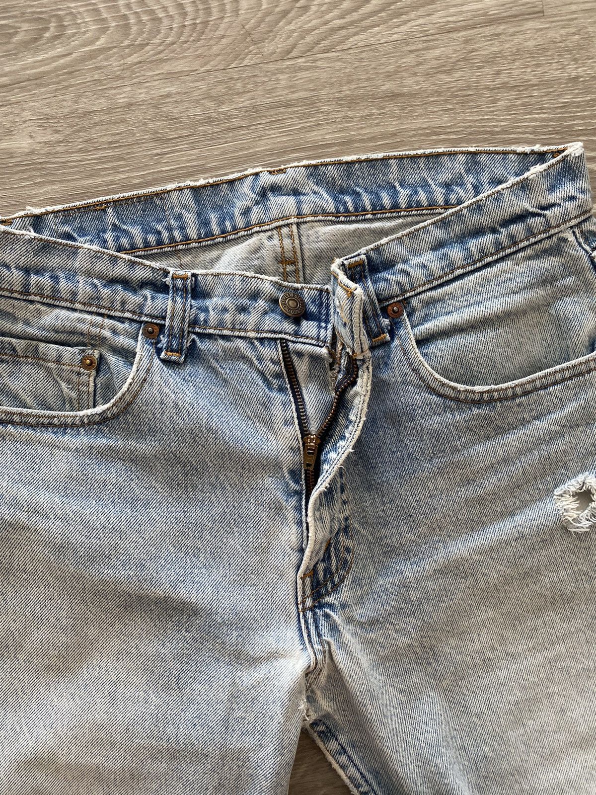 Levi's Vintage Levi 501 Distresses Denim Jeans 29x29 Size US 29 - 6 Thumbnail