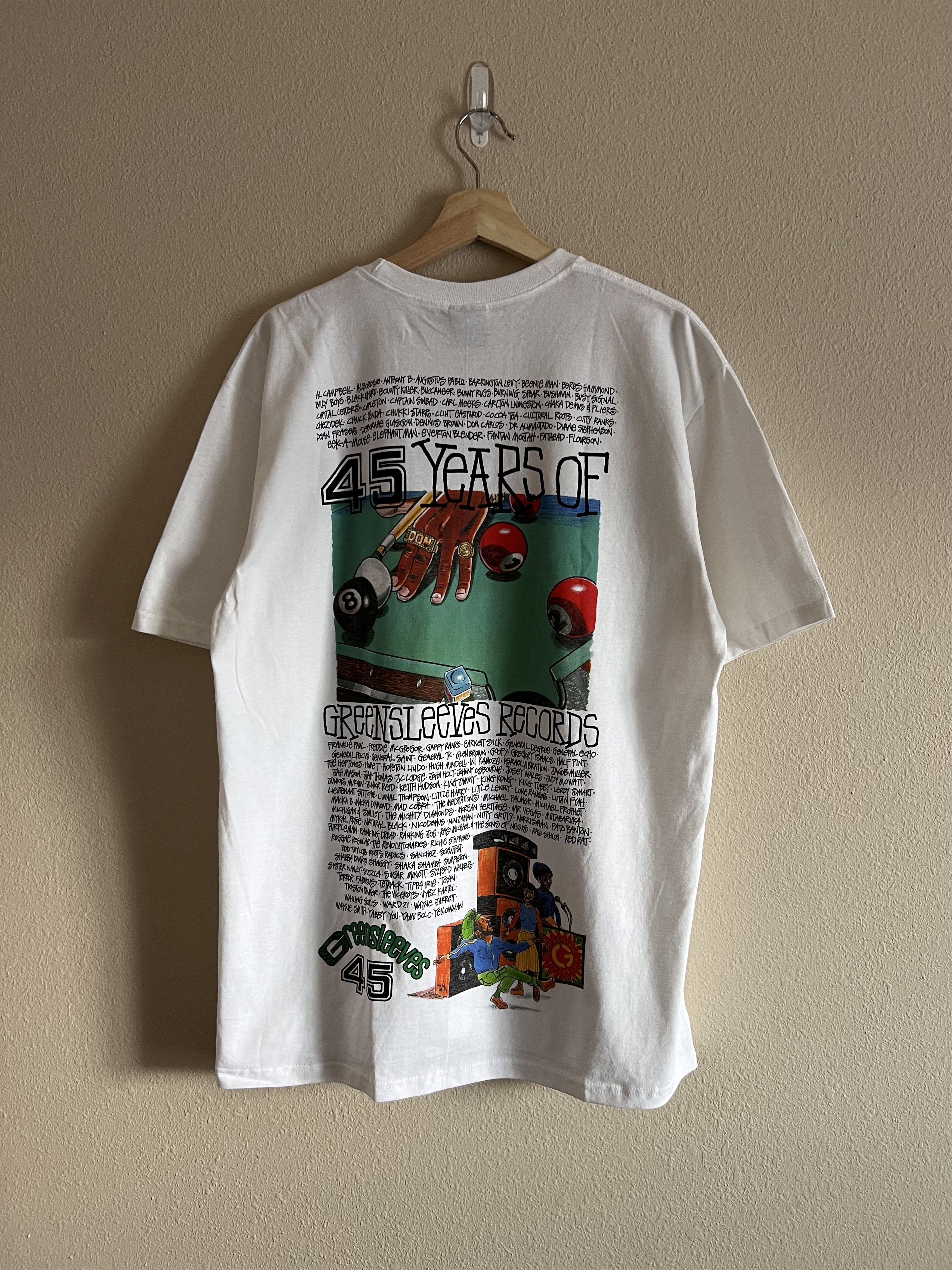 ★人気★【STUSSY】★Stussy Greensleeves 45 T-Shir.t White★ Stussy Stussy Greensleeves 45 Tee | Grailed