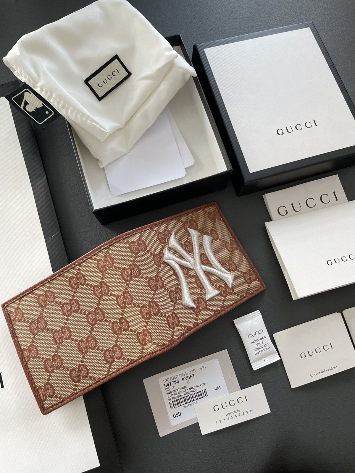 Gucci × New York Yankees Limited Edition Super Runway Gucci x Yankees Wallet Size ONE SIZE - 16 Thumbnail