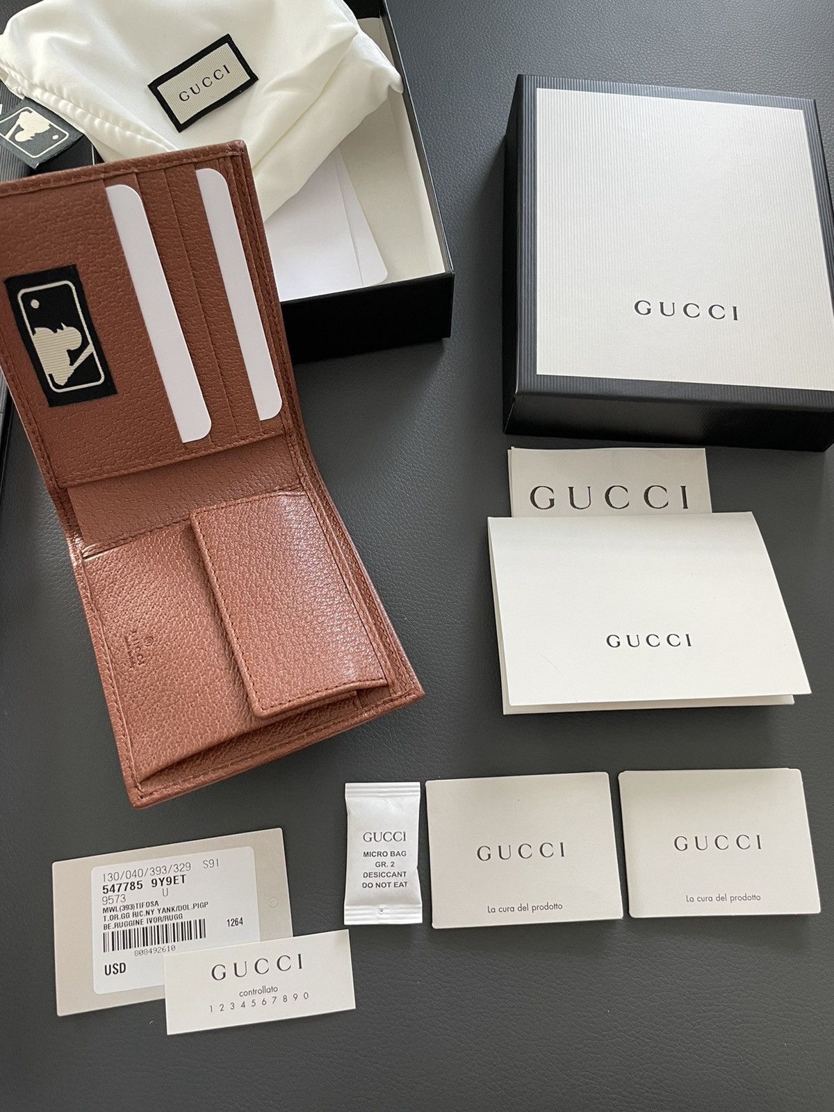 Gucci × New York Yankees Limited Edition Super Runway Gucci x Yankees Wallet Size ONE SIZE - 17 Thumbnail
