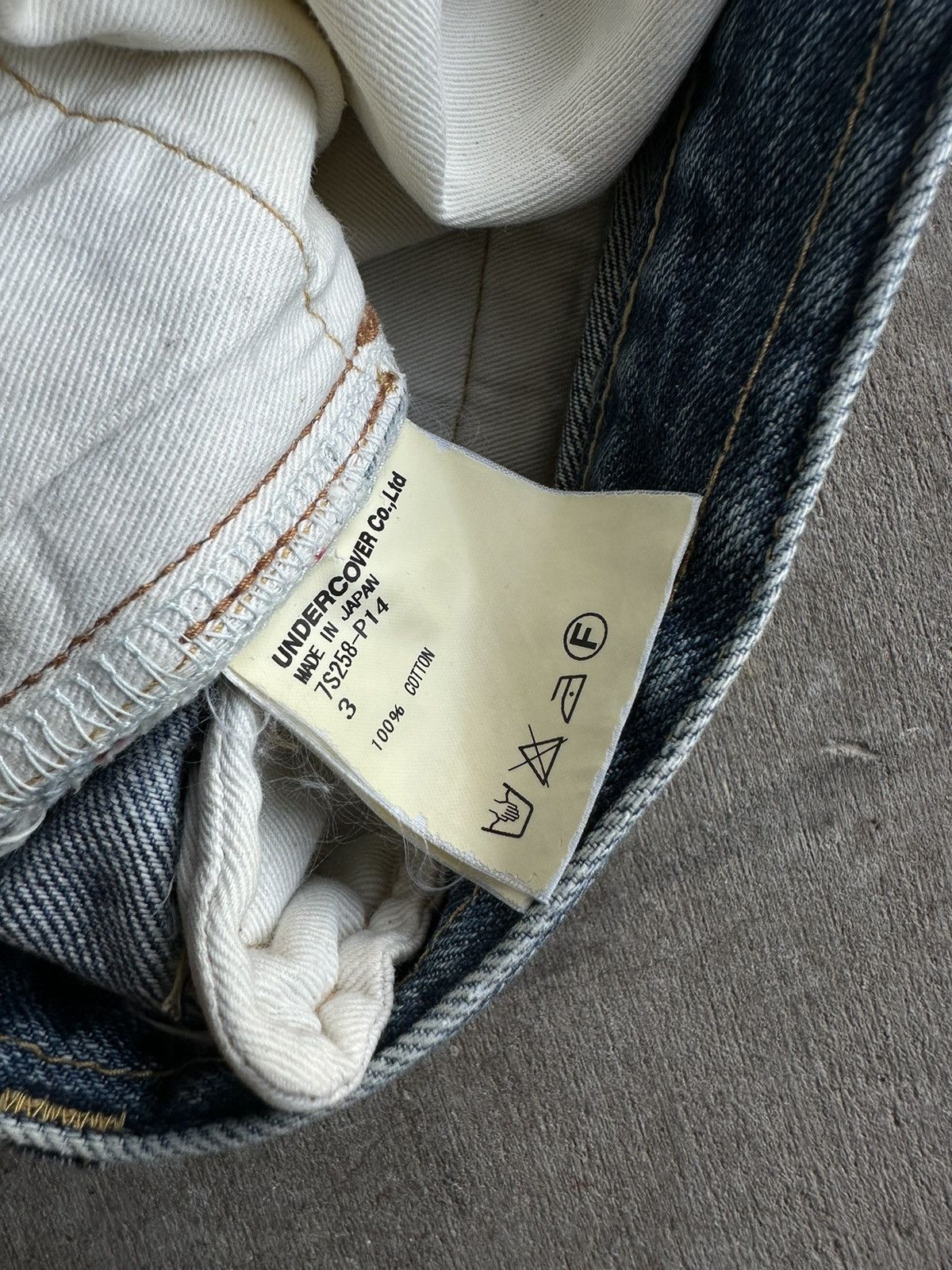 Undercover Undercover SS2007 Lightning Bolt Denim Size US 31 - 6 Thumbnail