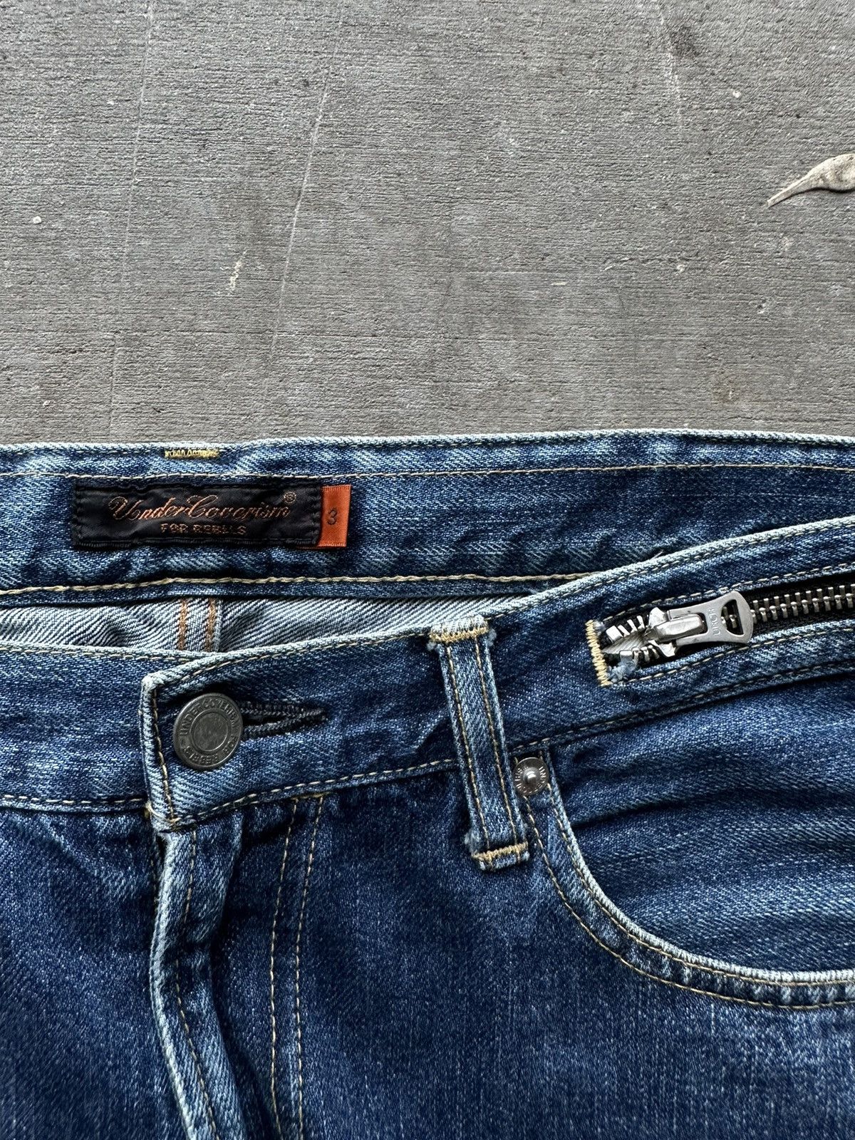 Undercover Undercover SS2007 Lightning Bolt Denim Size US 31 - 5 Thumbnail