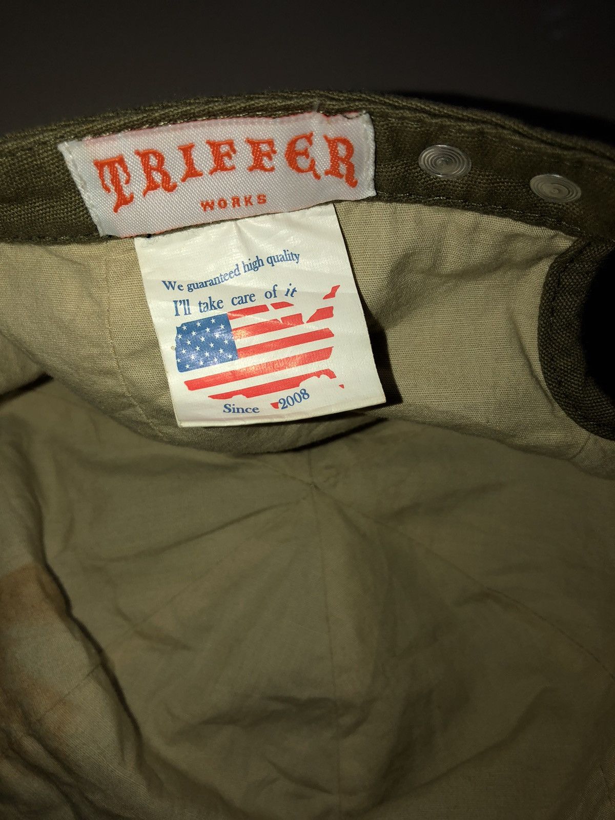 Warehouse TRIFFER Mechanic Hats Size ONE SIZE - 7 Thumbnail
