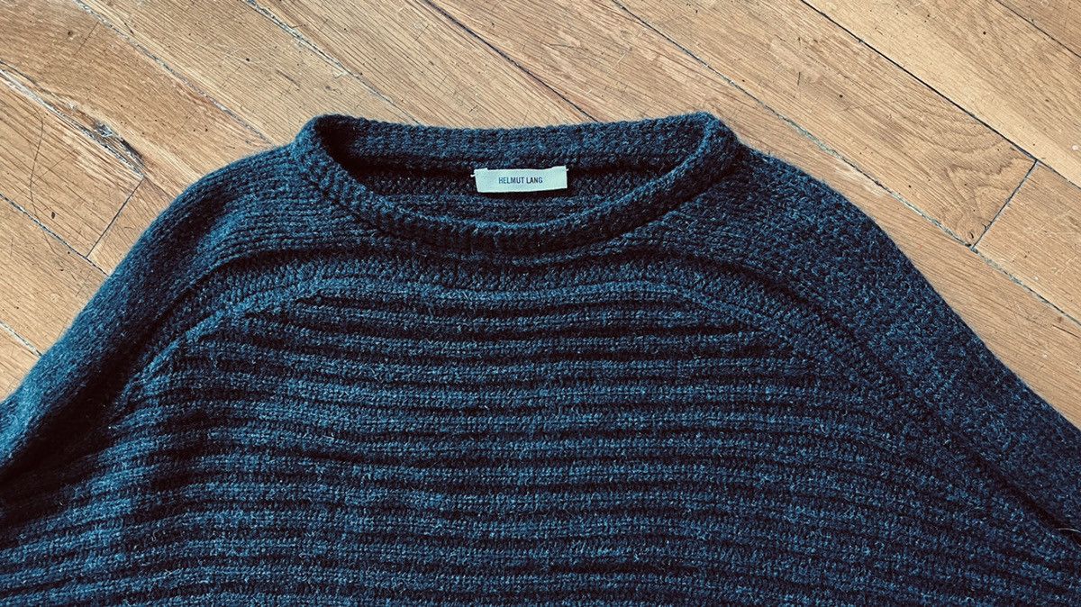 Helmut Lang NWOT Bat Sleeve Heavy Knit Elongated Sweater XS/S Size US XS / EU 42 / 0 - 17 Thumbnail