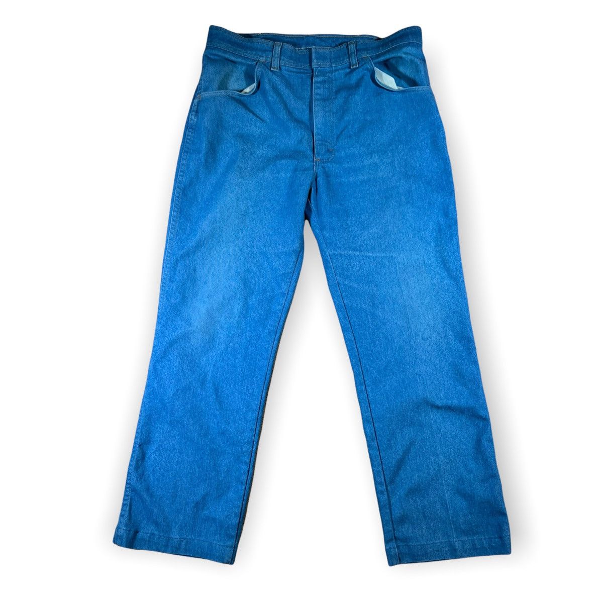 Vintage × Wrangler Vintage 70s Wrangler Denim Jeans Made In USA 36 Size US 36 / EU 52 - 3 Thumbnail