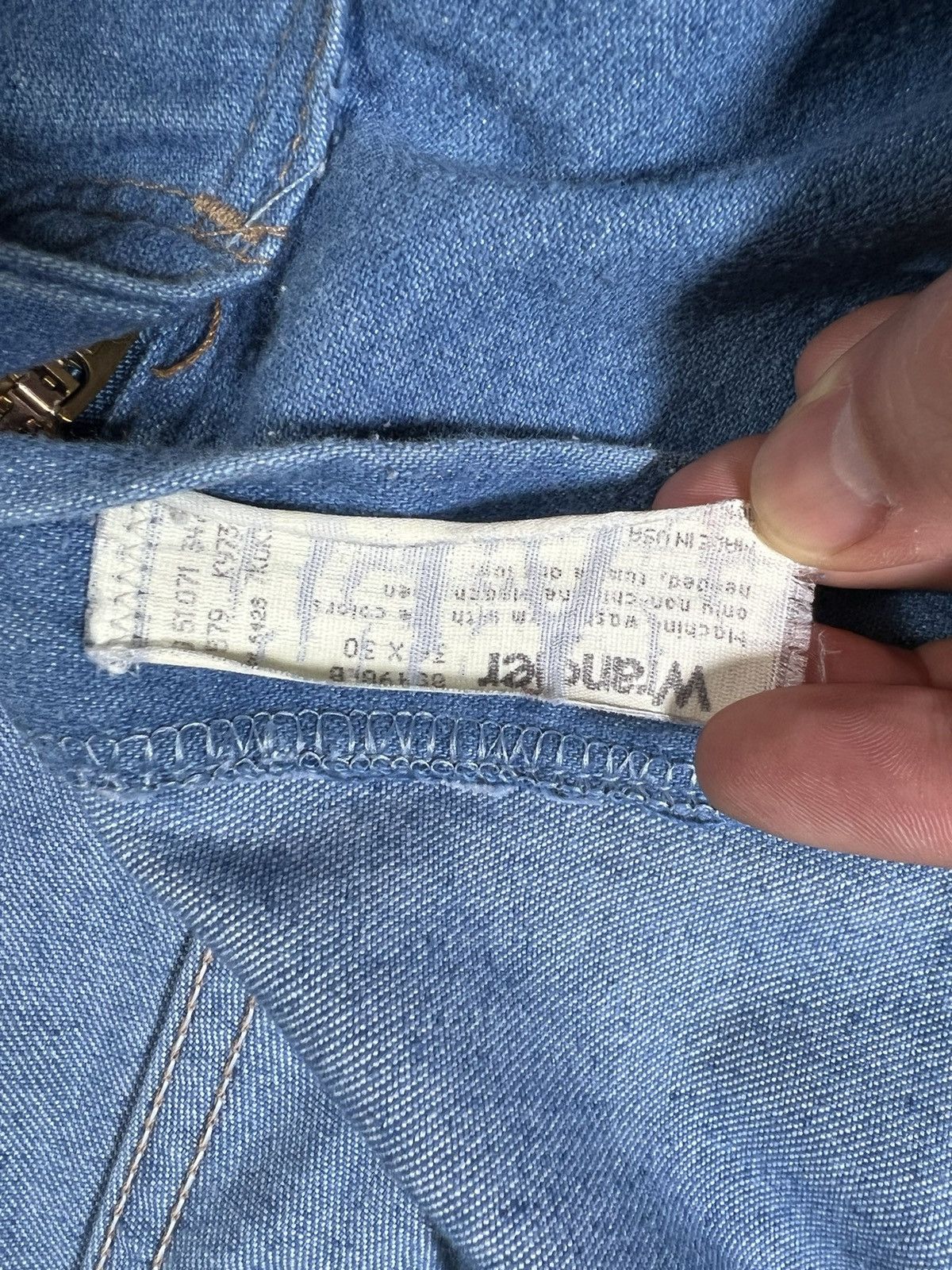Vintage × Wrangler Vintage 70s Wrangler Denim Jeans Made In USA 36 Size US 36 / EU 52 - 6 Thumbnail