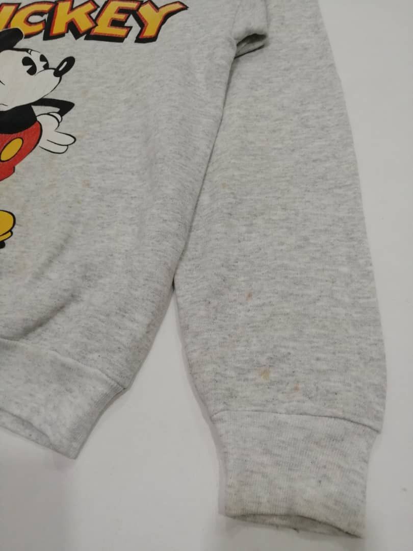 Cartoon Network × Mickey Mouse × Vintage Vintage 80s Mickey Mouse Sweatshirts Printed Size US M / EU 48-50 / 2 - 9 Thumbnail