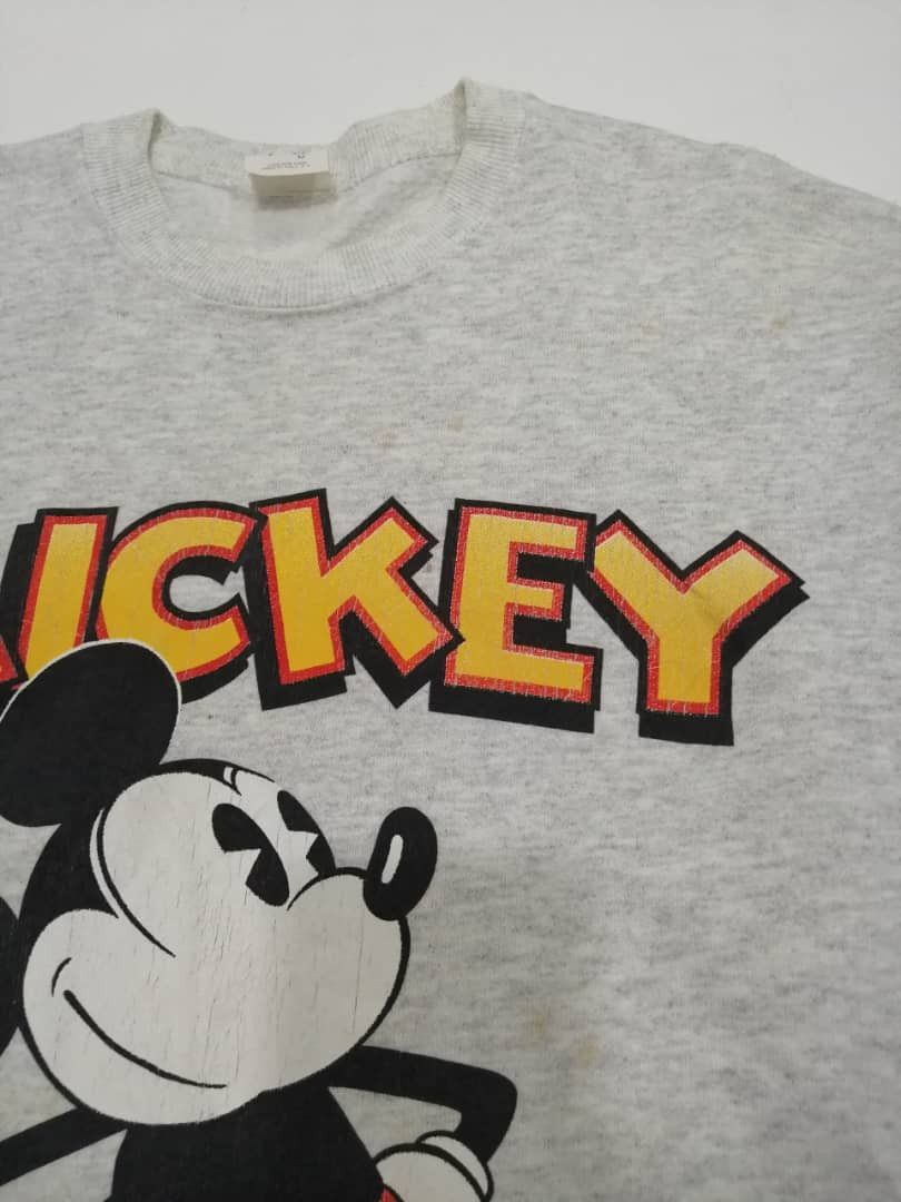 Cartoon Network × Mickey Mouse × Vintage Vintage 80s Mickey Mouse Sweatshirts Printed Size US M / EU 48-50 / 2 - 7 Thumbnail