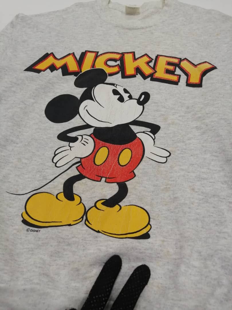 Cartoon Network × Mickey Mouse × Vintage Vintage 80s Mickey Mouse Sweatshirts Printed Size US M / EU 48-50 / 2 - 6 Thumbnail