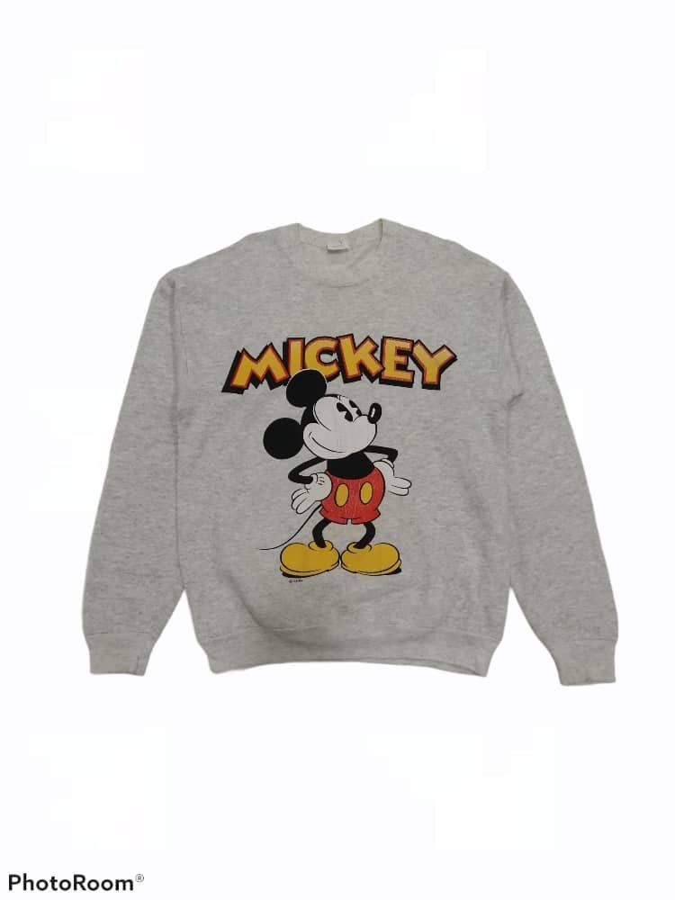 Cartoon Network × Mickey Mouse × Vintage Vintage 80s Mickey Mouse Sweatshirts Printed Size US M / EU 48-50 / 2 - 1 Thumbnail