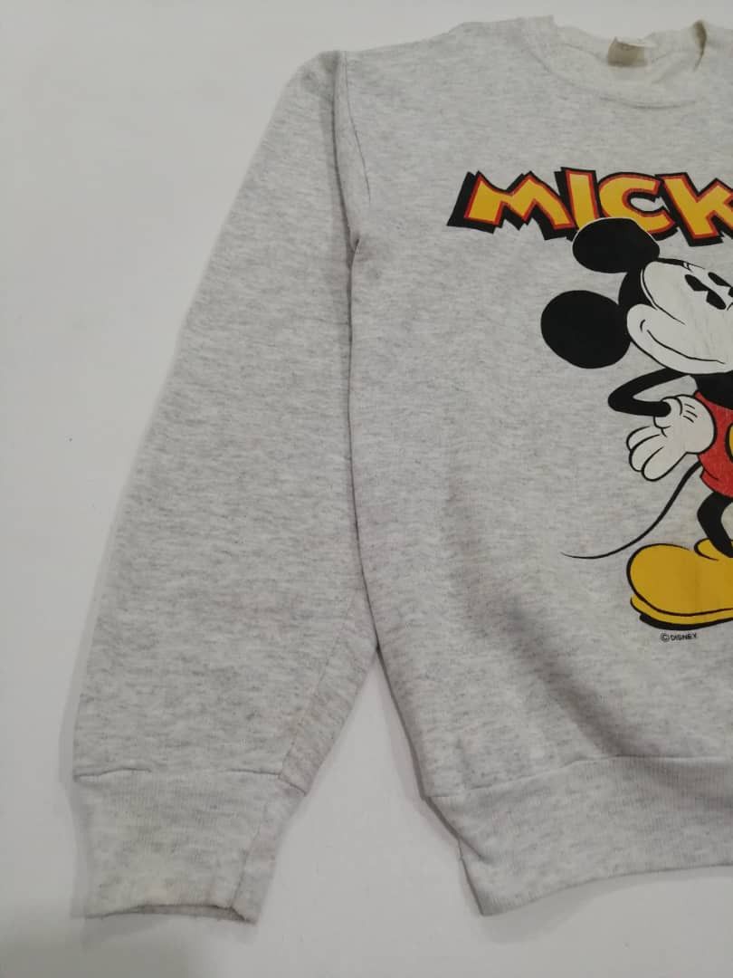 Cartoon Network × Mickey Mouse × Vintage Vintage 80s Mickey Mouse Sweatshirts Printed Size US M / EU 48-50 / 2 - 8 Thumbnail