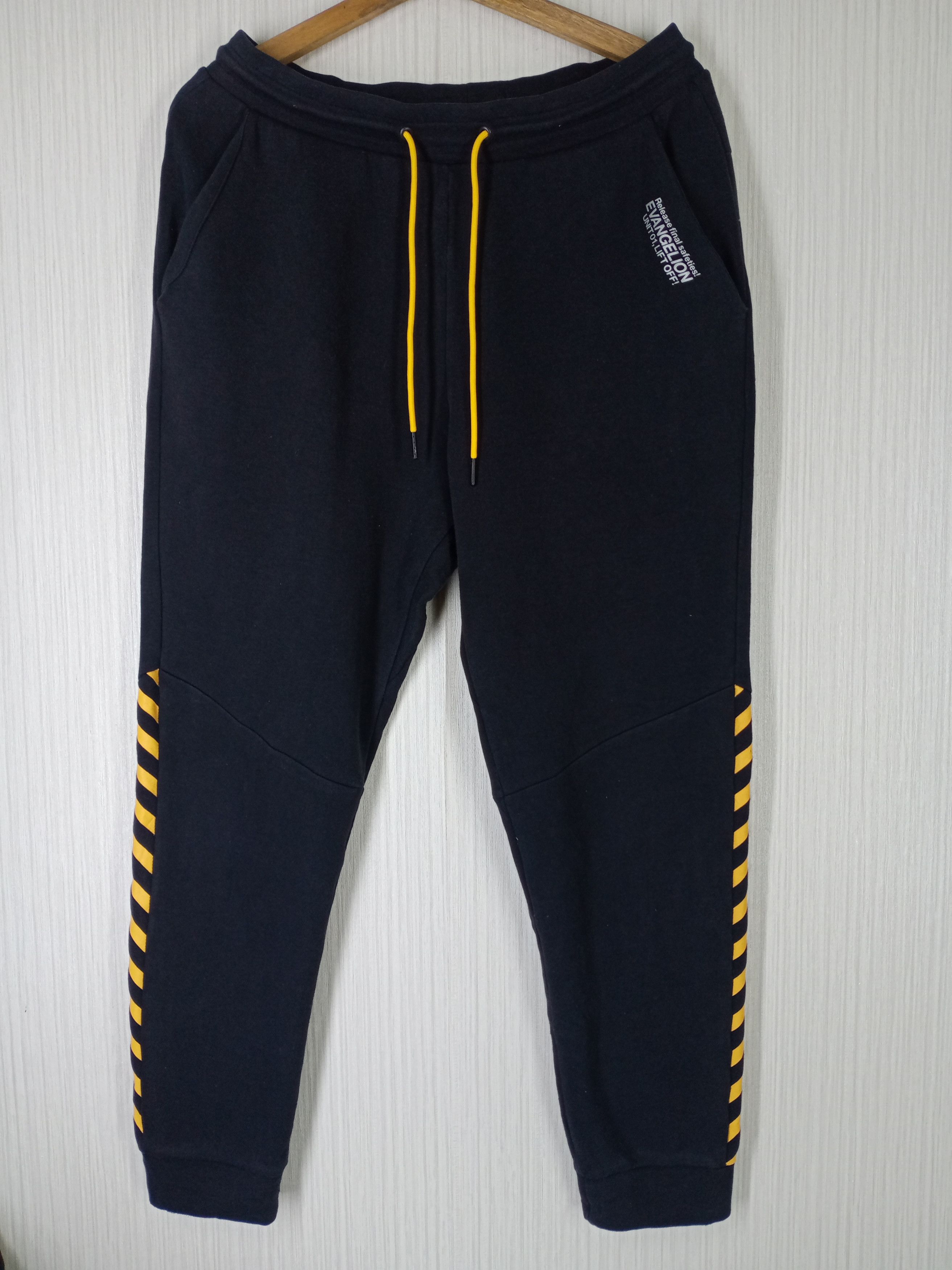 Anime × Cartoon Network × Japanese Brand Rare Evangelion Unit 01 Nerv Khara Anime Jogger Sweat Pants Size US 34 / EU 50 - 1 Thumbnail