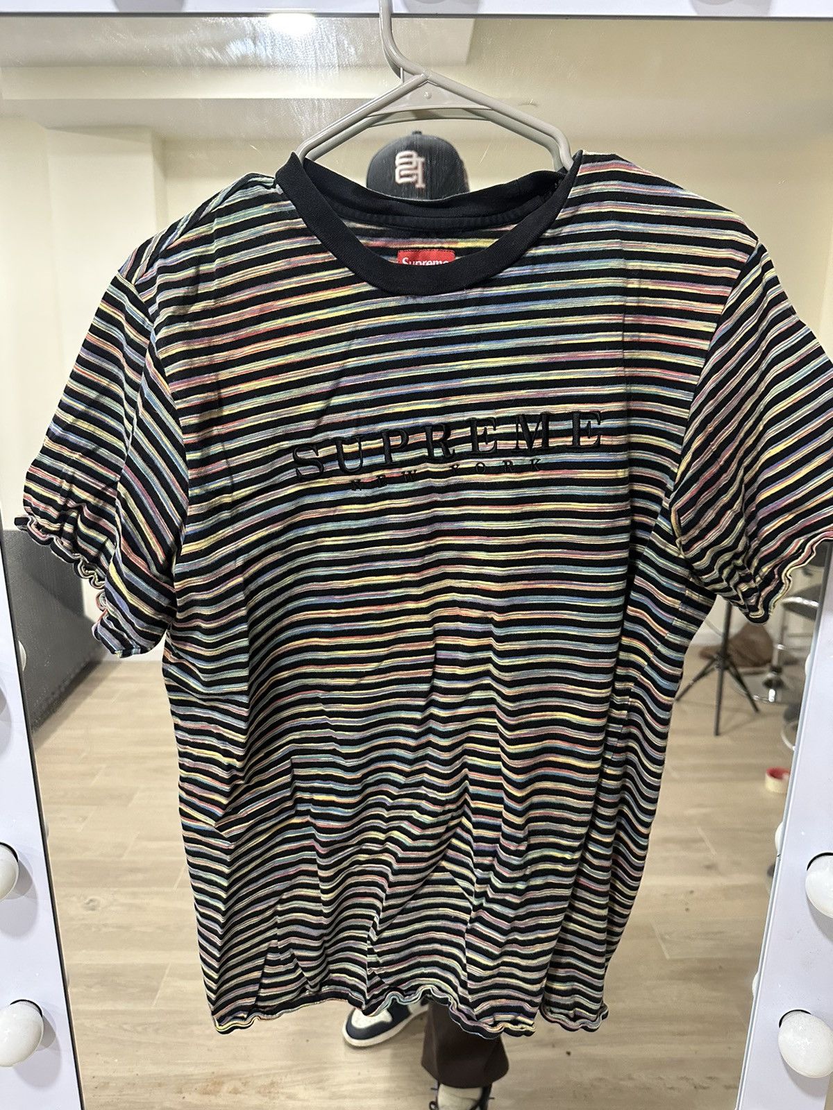 Supreme Static Stripe Top Green