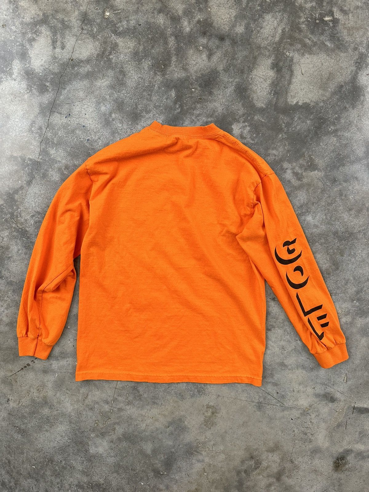 Golf Wang Golf Wang 3D Sleeve Logo Long Sleeve Tee Orange Sz. Medium Size US M / EU 48-50 / 2 - 3 Thumbnail