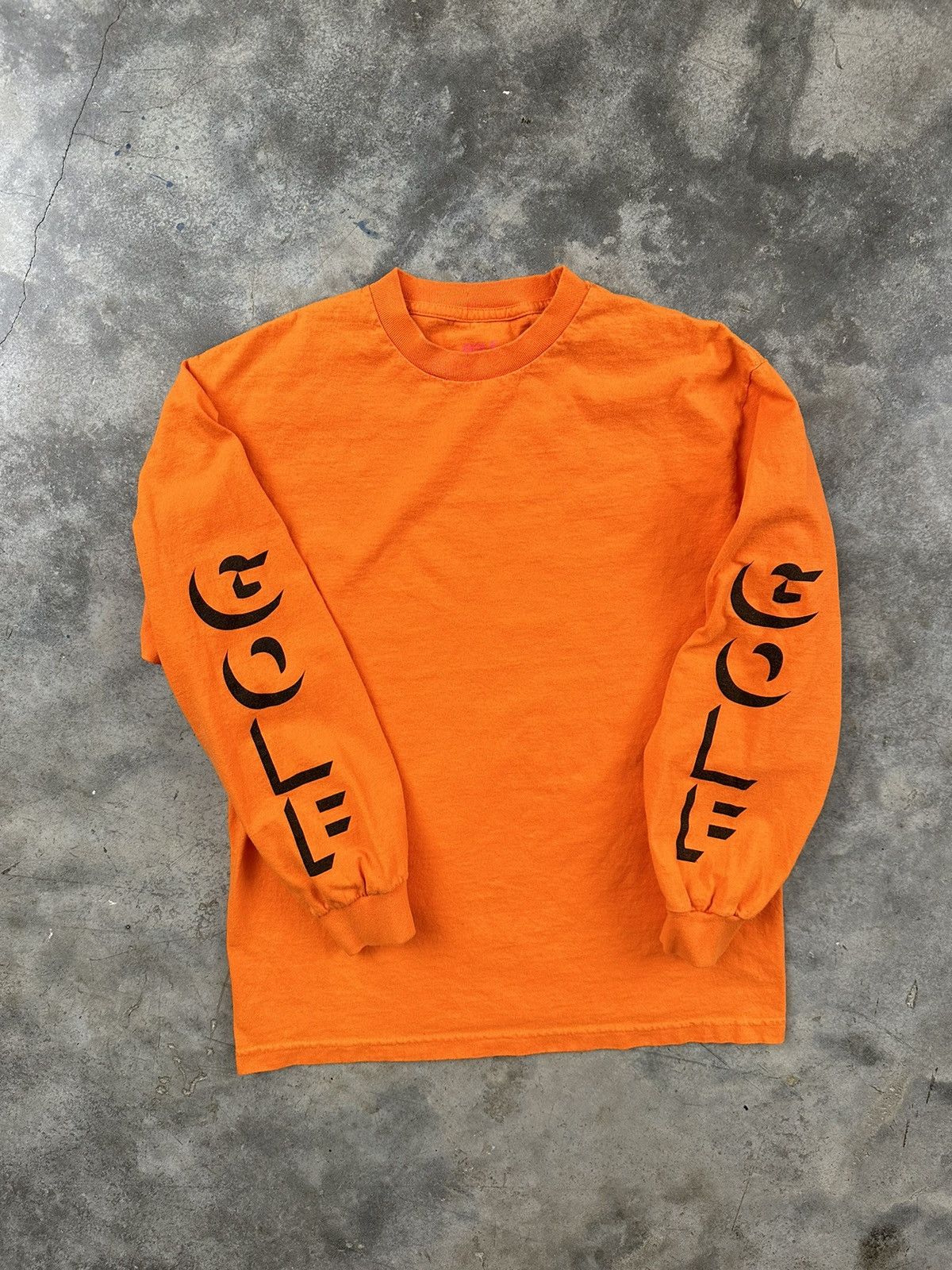 Golf Wang Golf Wang 3D Sleeve Logo Long Sleeve Tee Orange Sz. Medium Size US M / EU 48-50 / 2 - 1 Thumbnail
