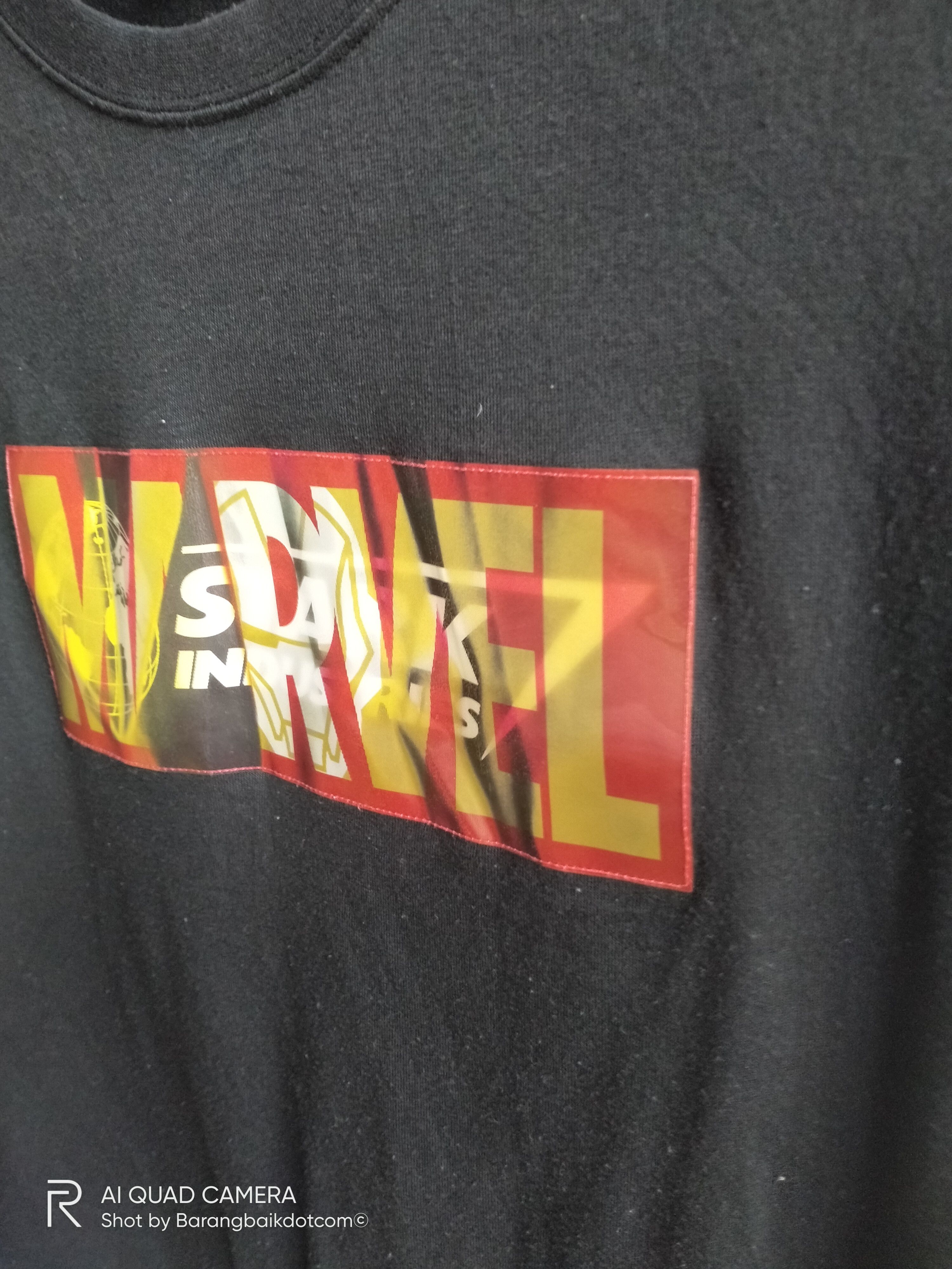 DC Comics × Marvel Comics Marvel --Tony Industries Bogo Reflective T- Shirts Size US L / EU 52-54 / 3 - 4 Thumbnail