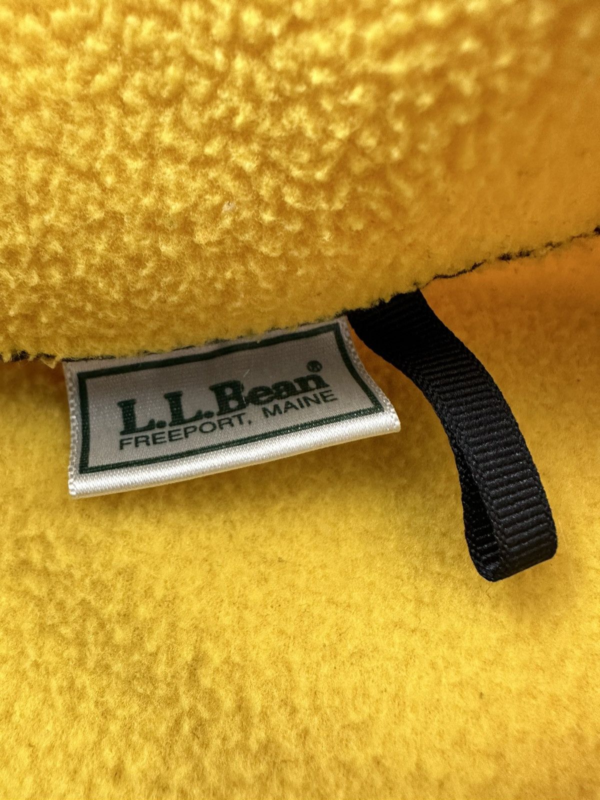 L.L. Bean L.L. Bean Yellow Logo Zip Fleece Jacket Sz. XL LL USA 90s Size US XL / EU 56 / 4 - 3 Thumbnail