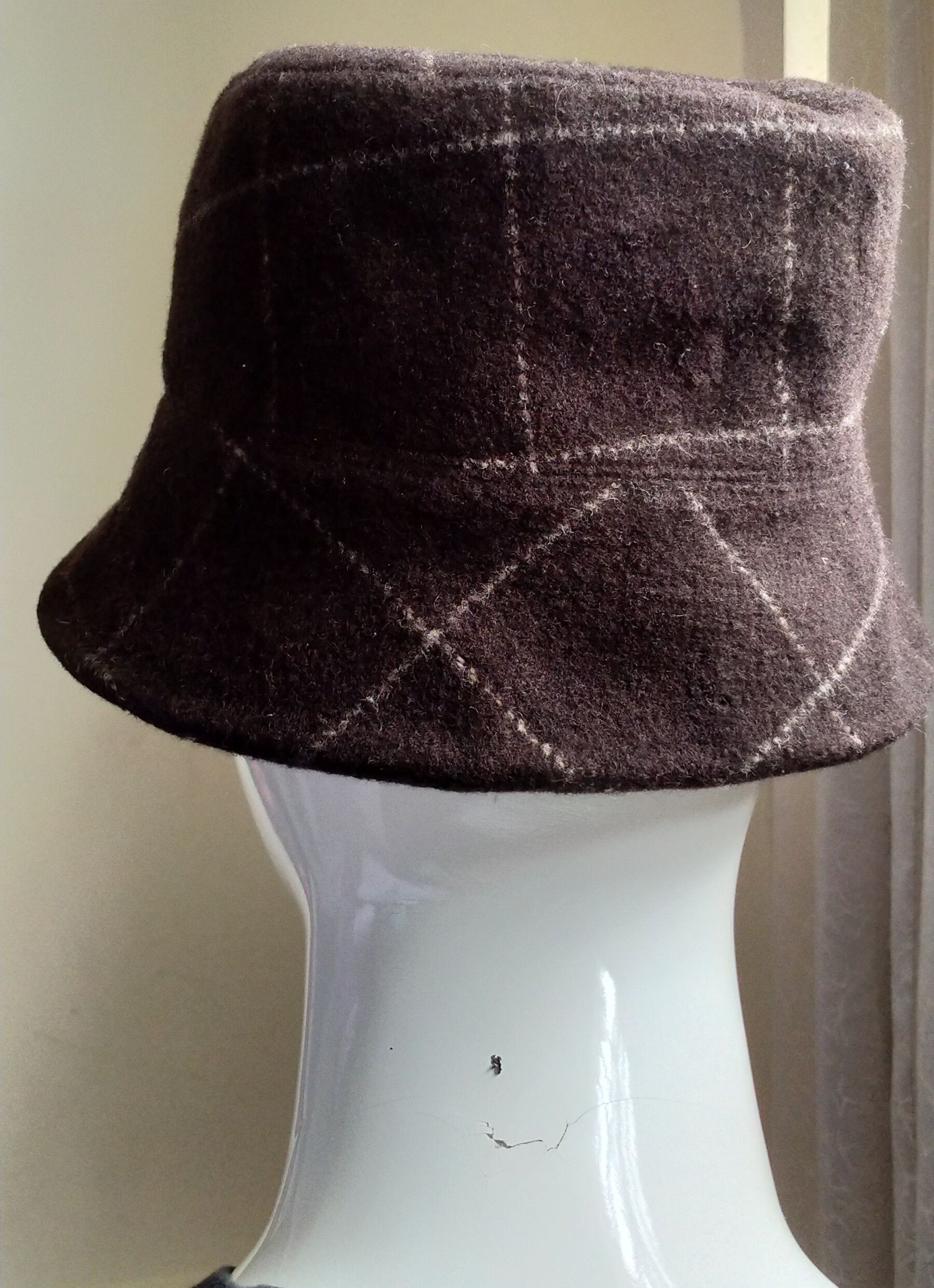 DKNY × Vintage DKNY Wool Bucket Hat Size ONE SIZE - 5 Thumbnail