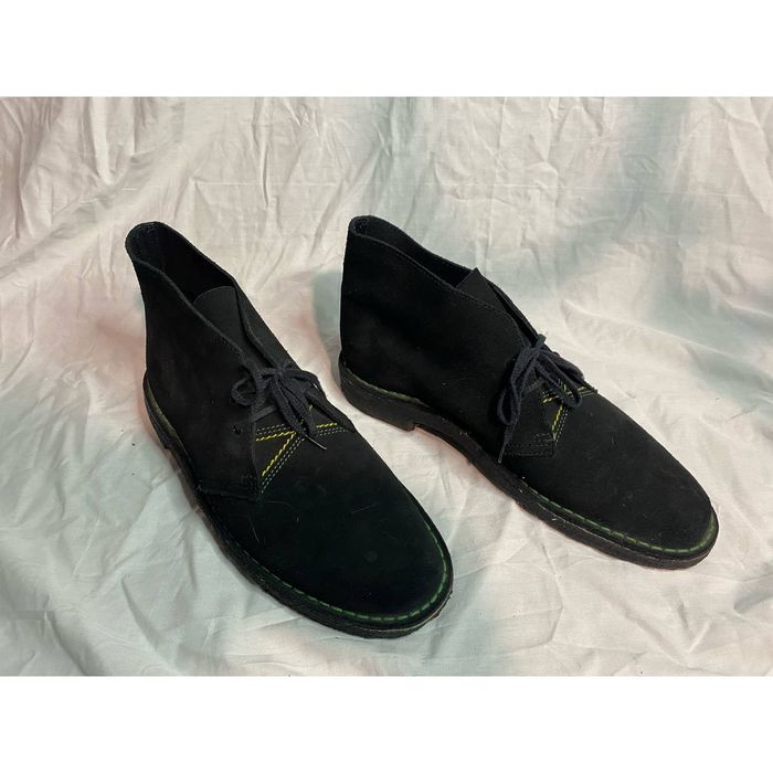 Clarks Limited Clark’s Jamaican Desert Suede Chukka Boot Black Grailed