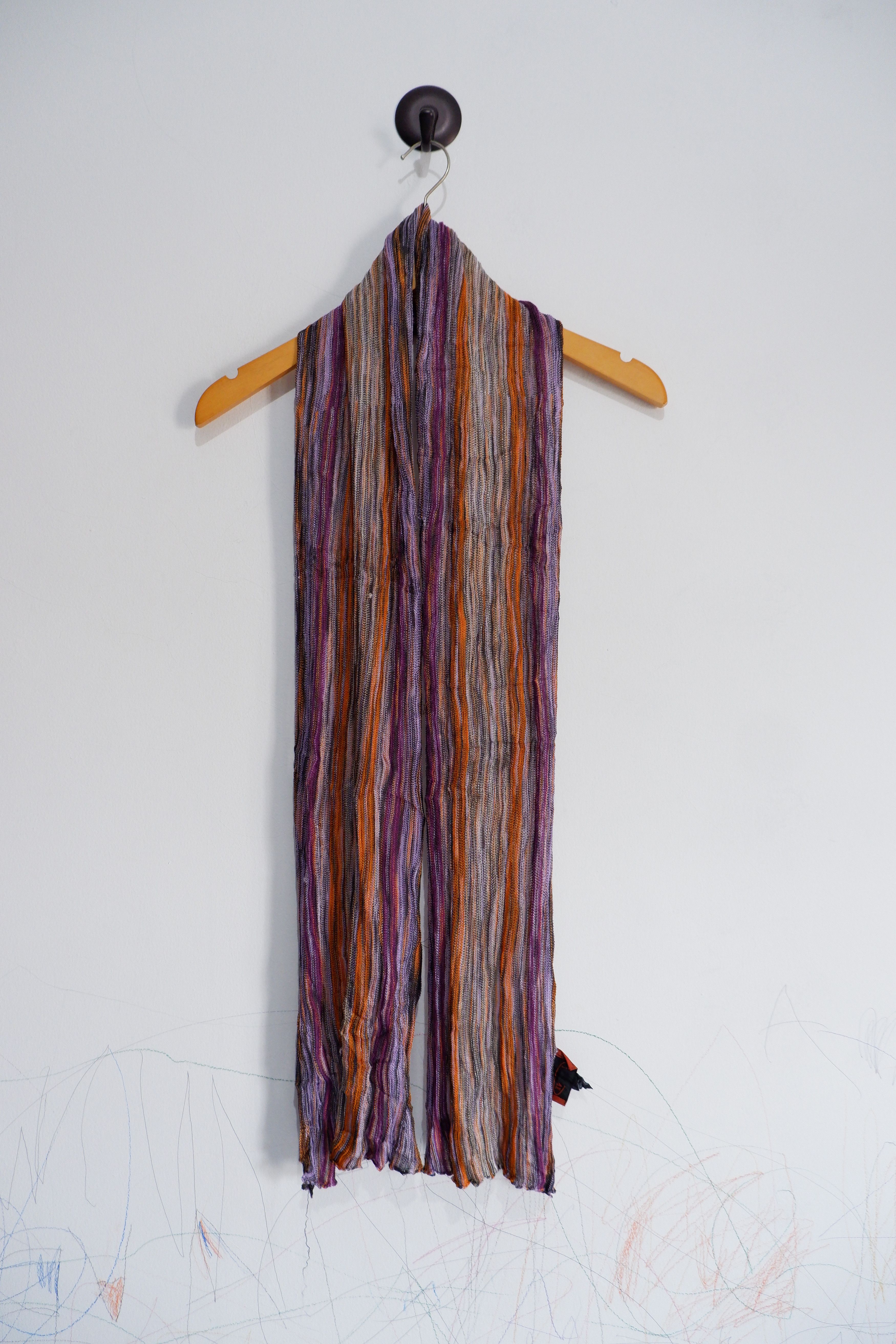 Missoni Vintage 1999s Missoni Knitted Scraves Size ONE SIZE - 1 Thumbnail
