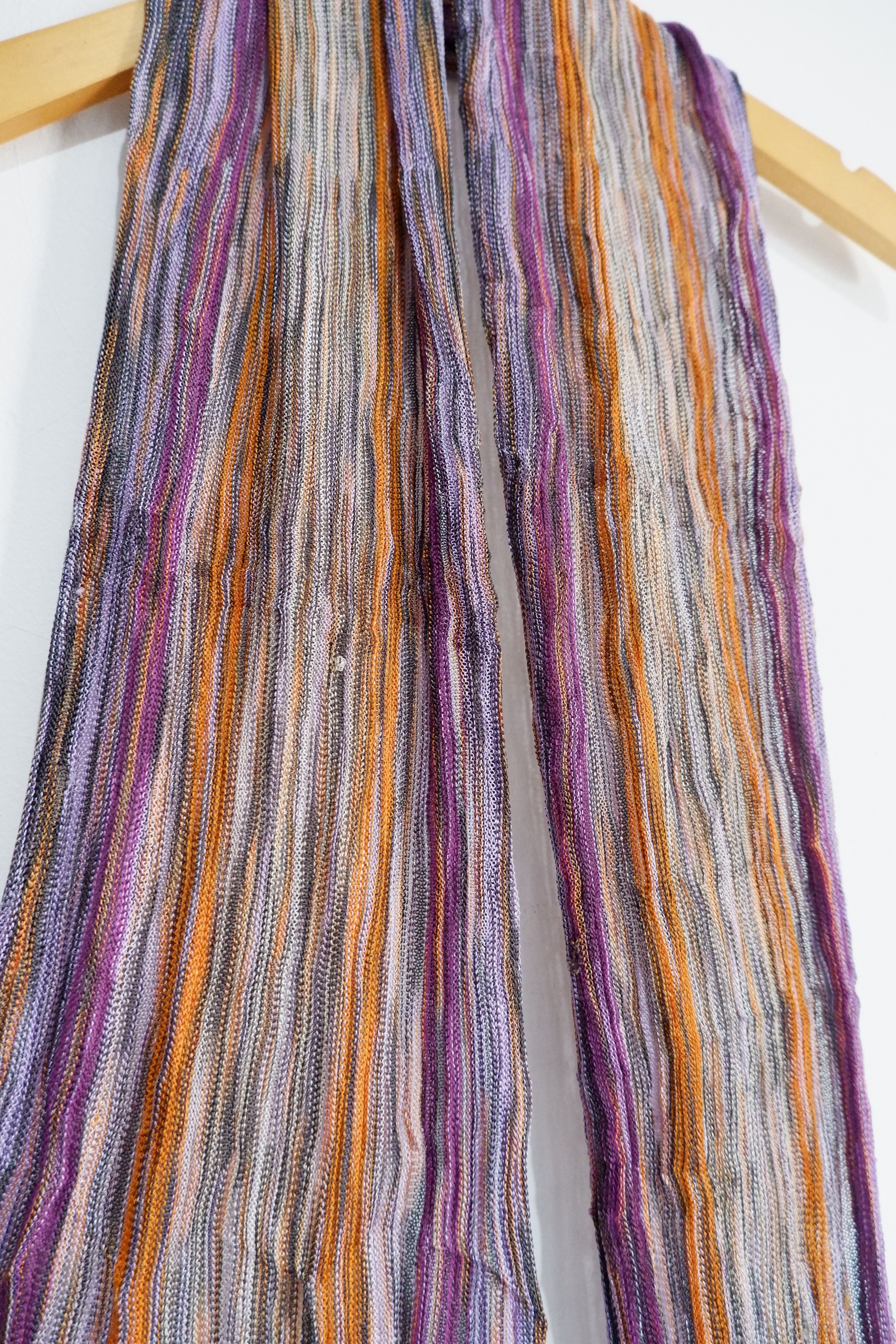 Missoni Vintage 1999s Missoni Knitted Scraves Size ONE SIZE - 2 Thumbnail