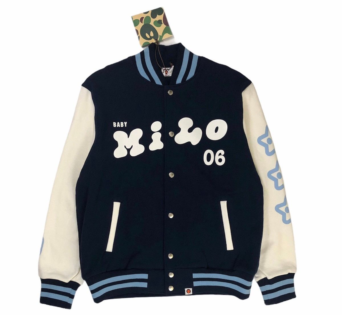 Baby milo hot sale varsity jacket