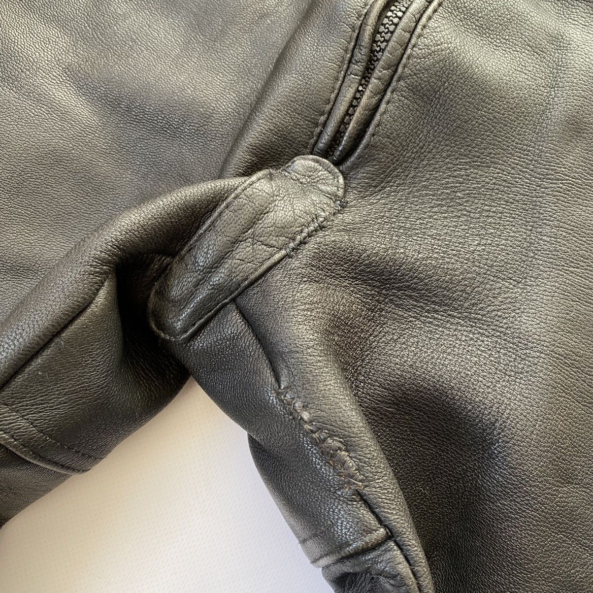 Leather × Vintage Vintage Richa Leather MOTO Pants Biker Size US 33 - 5 Thumbnail