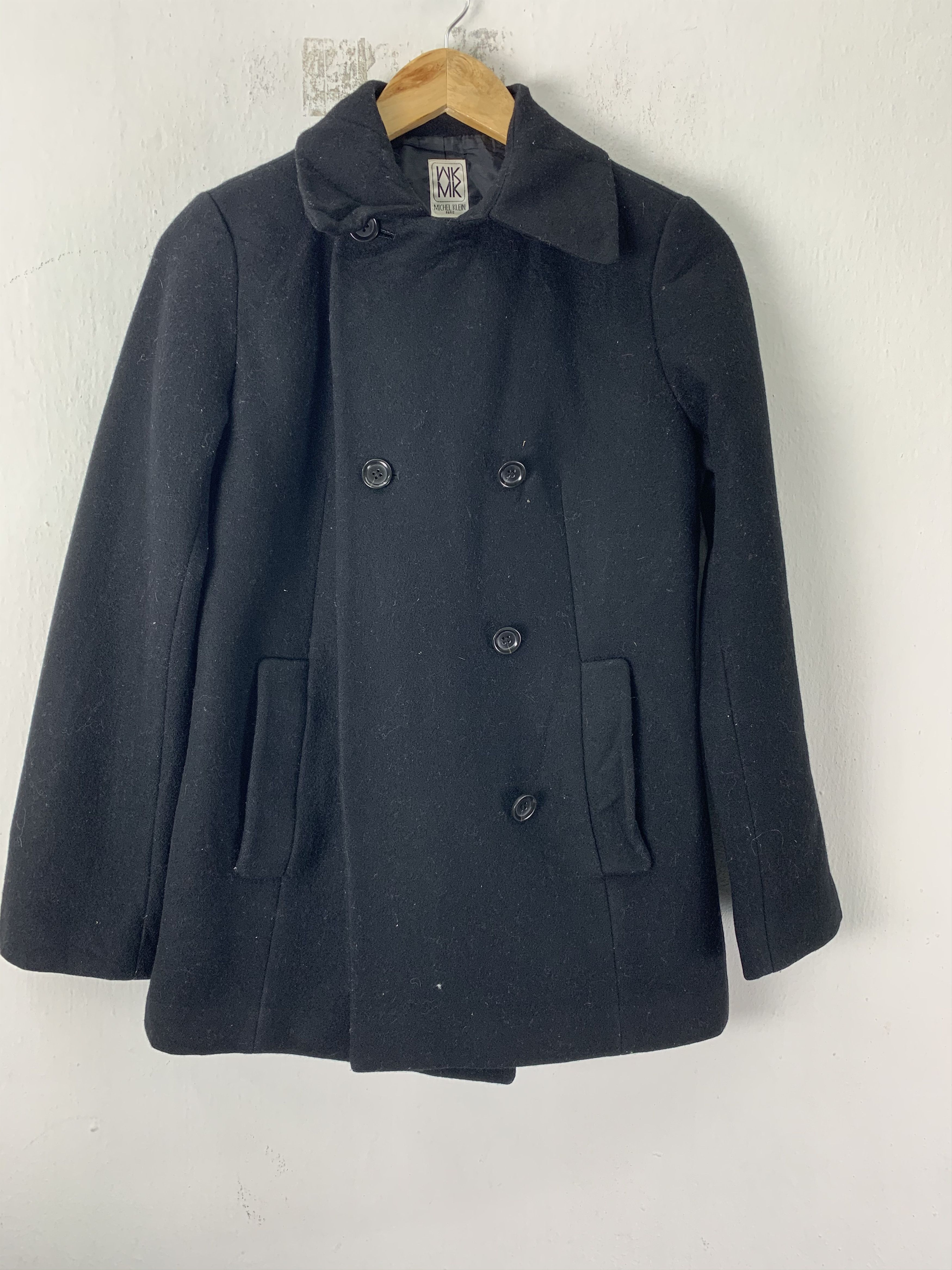 Michel Klein Paris Jacket Tuxedo Coat Blazer Suit MK Black