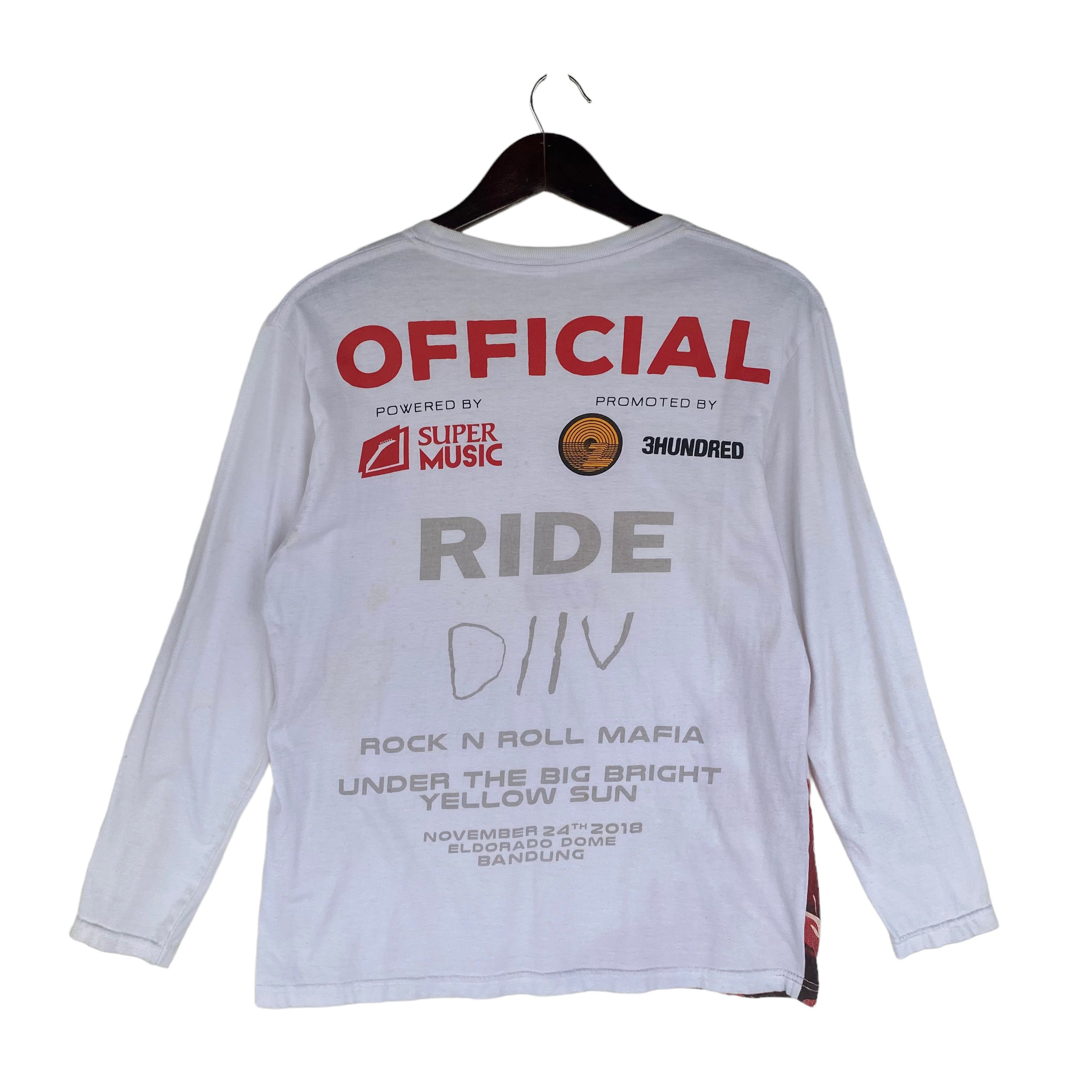 Band Tees RIDE / DIIV super generation fest 2018 official crew shirt Size US S / EU 44-46 / 1 - 1 Thumbnail