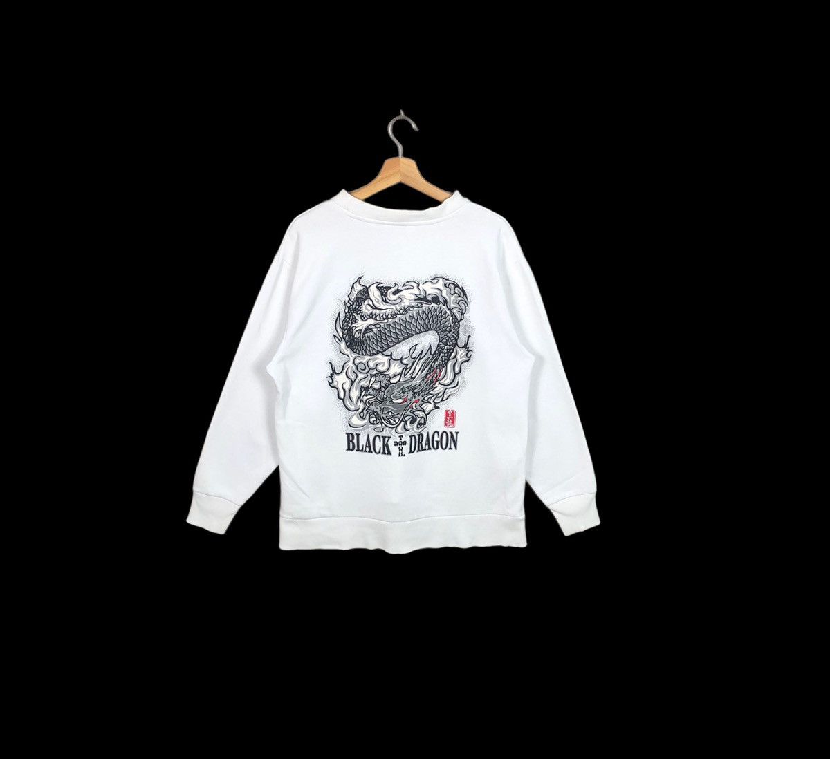 Dogtown Vintage 90’s Dogtown Dragon Symbol Printed Sweatshirt Size US L / EU 52-54 / 3 - 1 Thumbnail