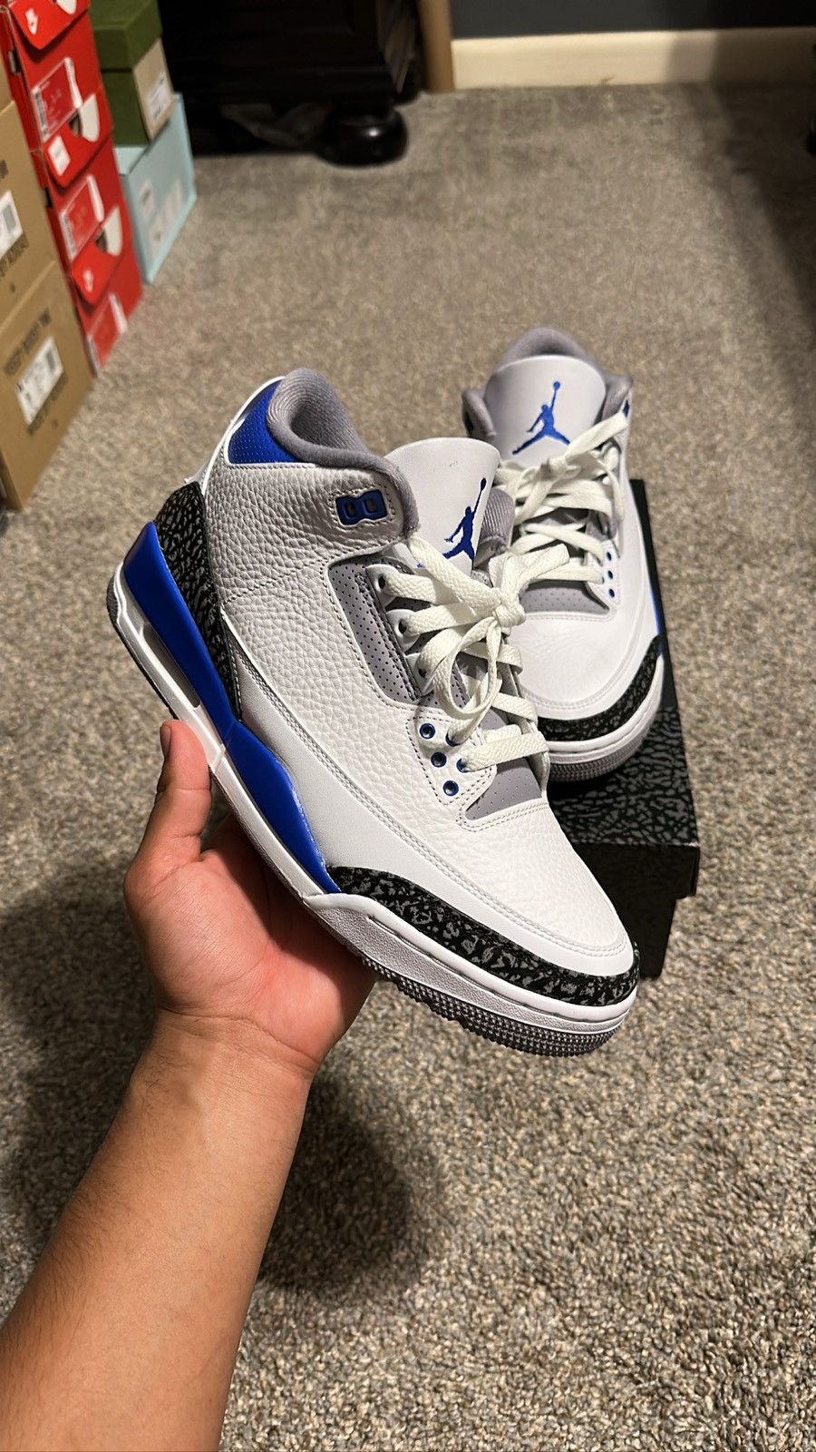 jordan 3 retro racer blue stores