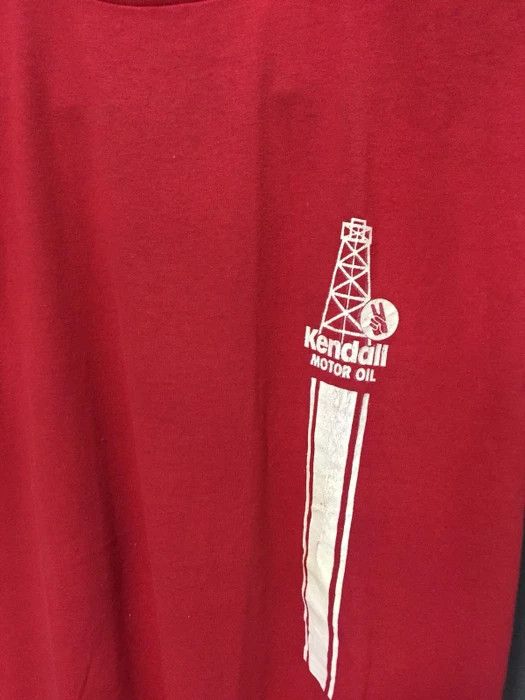 Vintage vintage Kendall Motor oil Promo T-shirt Sportswear Tag 80's Size US L / EU 52-54 / 3 - 5 Thumbnail
