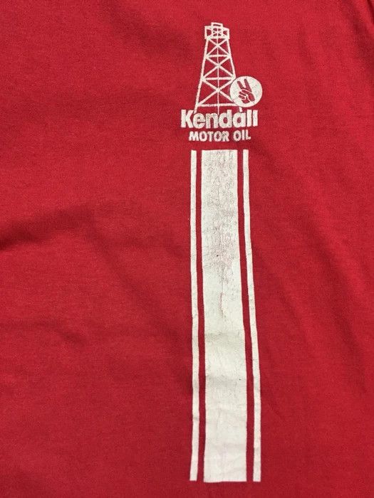 Vintage vintage Kendall Motor oil Promo T-shirt Sportswear Tag 80's Size US L / EU 52-54 / 3 - 7 Thumbnail